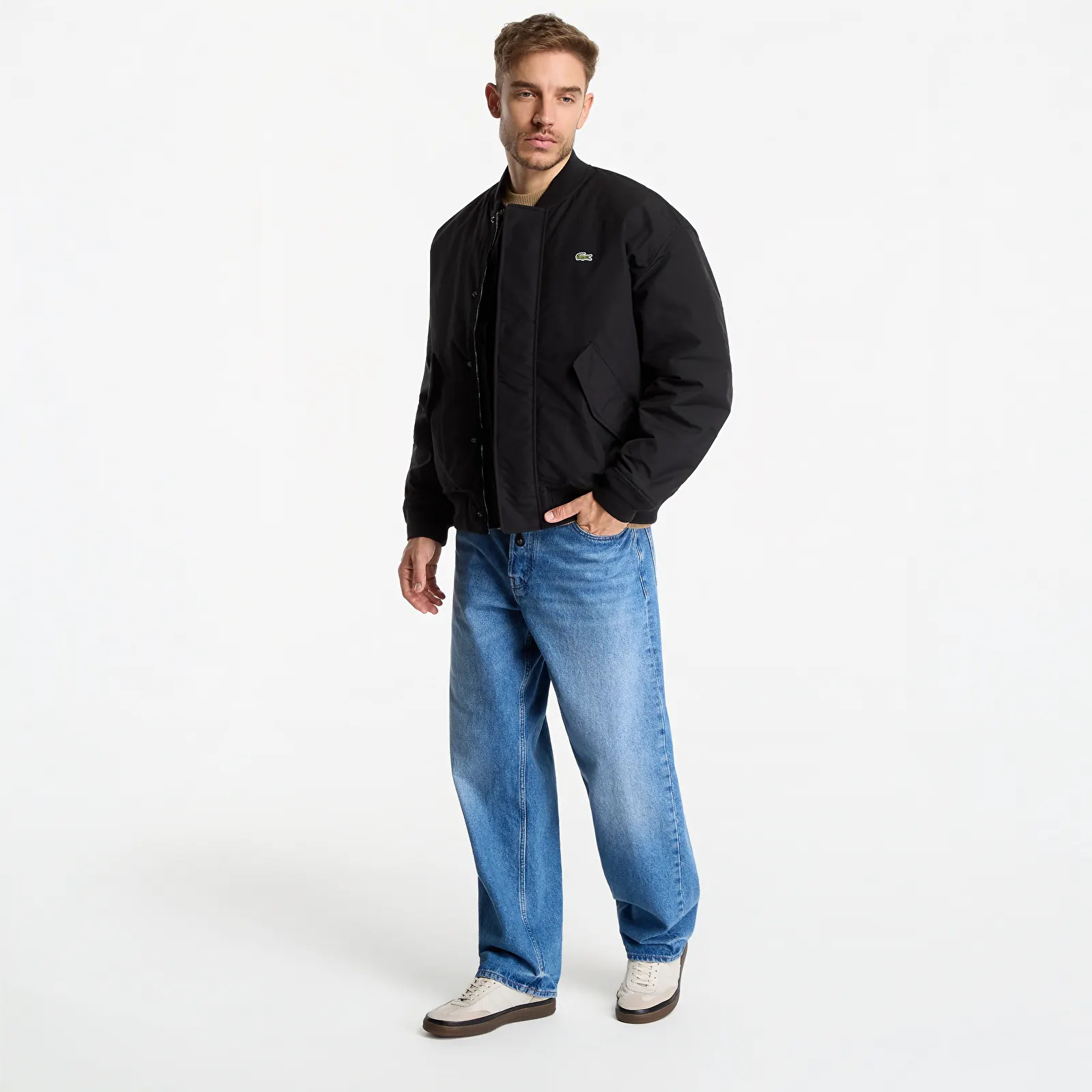 Jacken Lacoste Bombers & Varsities Black