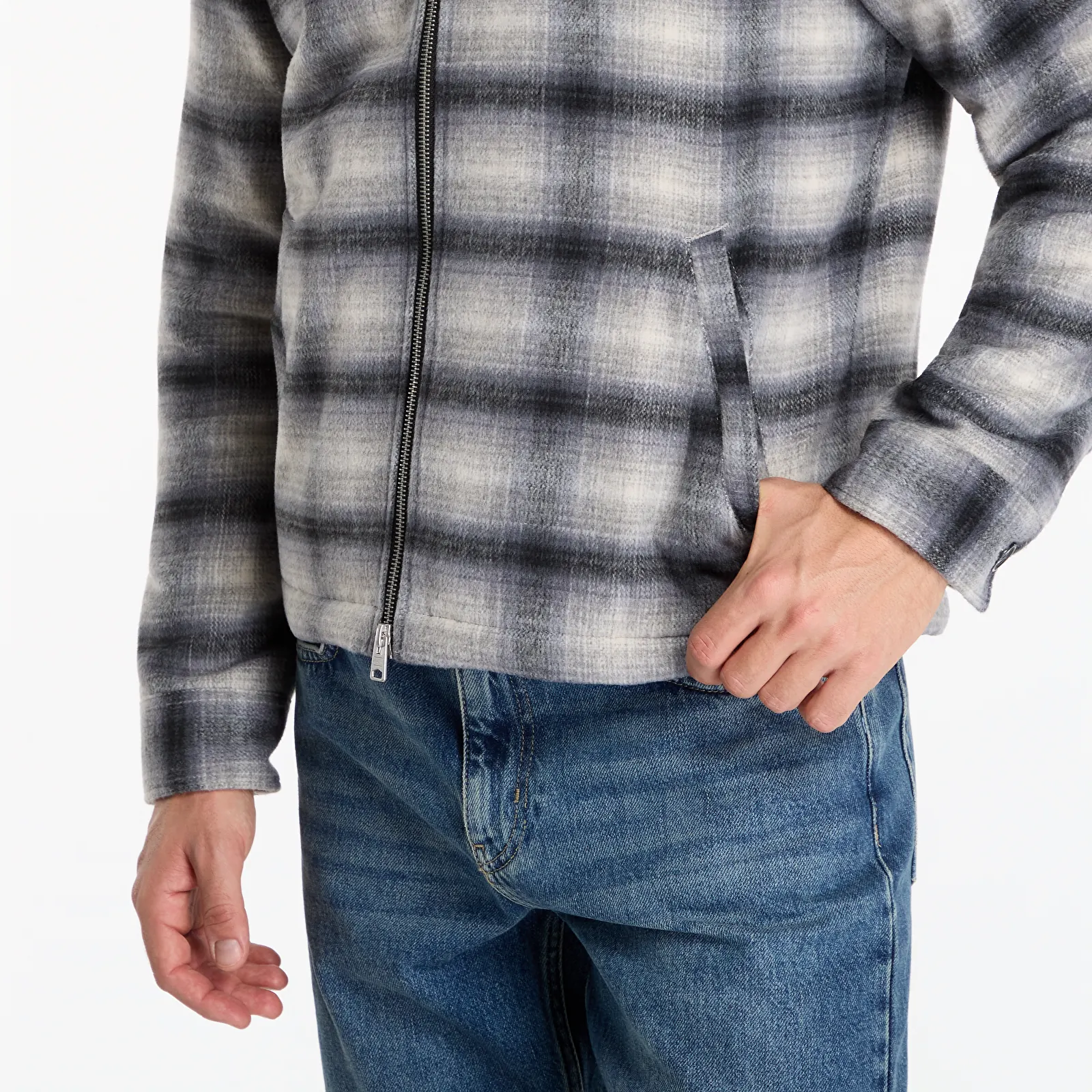 Jacken AllSaints Conduct Jacket Stone Grey