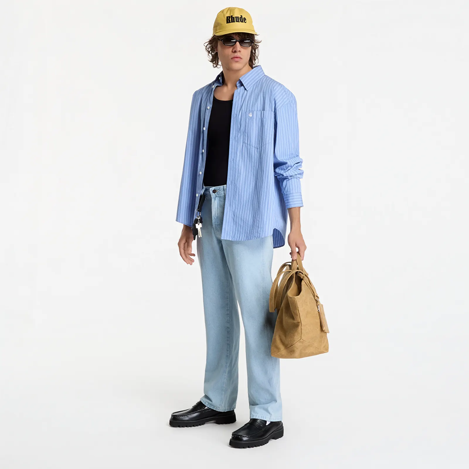 Hosen für Männer Dickies 954 Relaxed Straight Work Jeans Blue