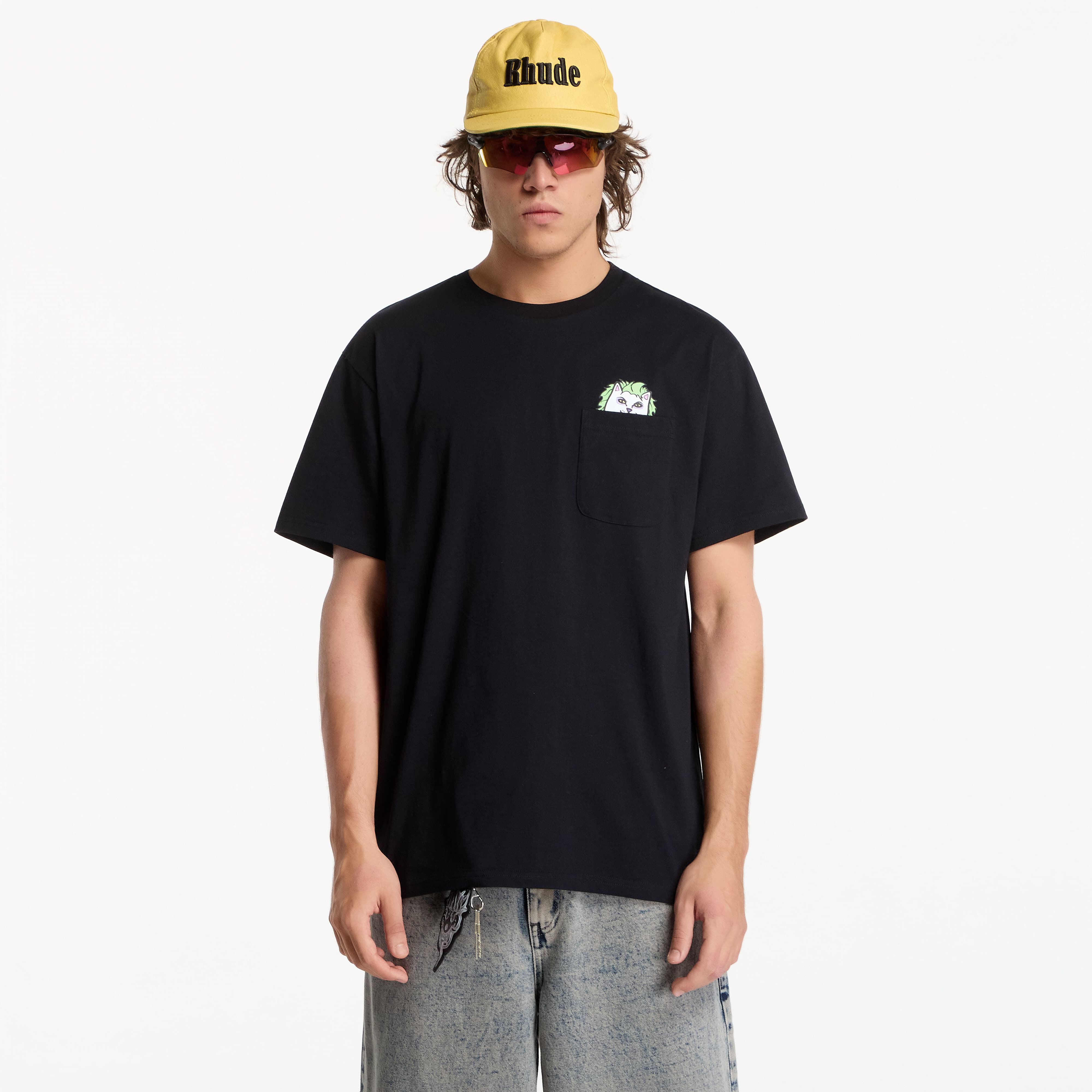 Тениска RIPNDIP Bug Drank Nerm Pocket Tee Black XXL