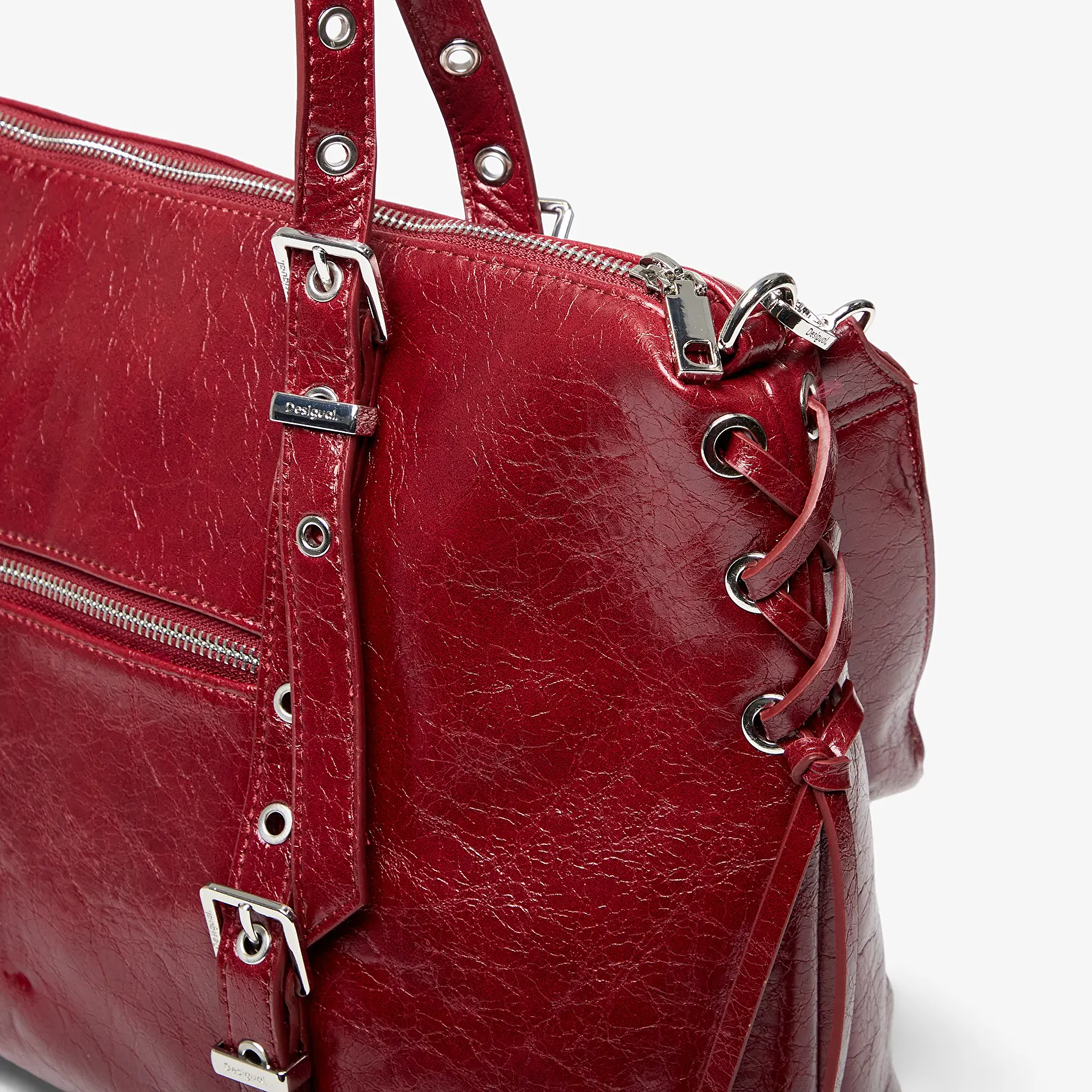 Сумки Desigual Half Logo Lanuza Gra Garnet