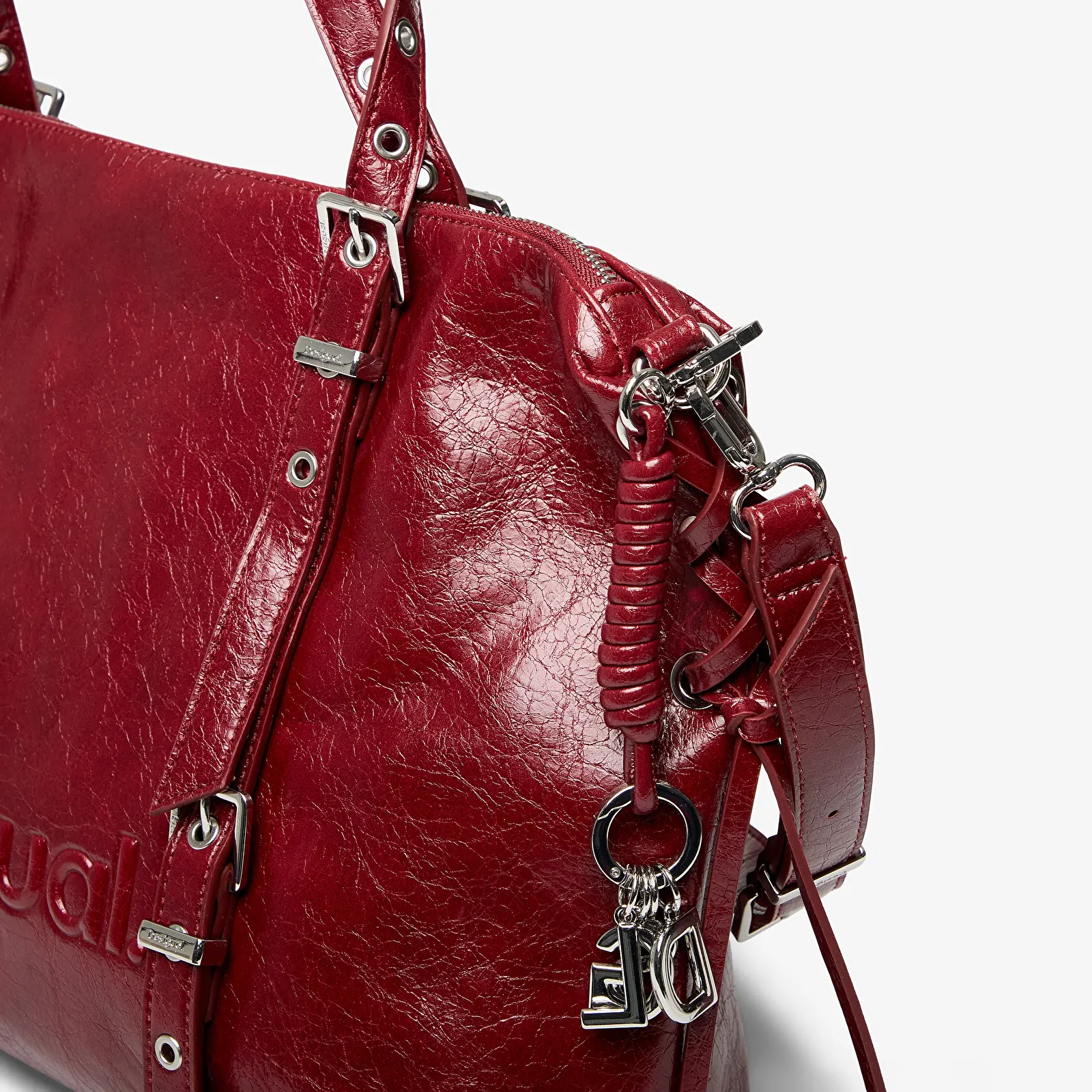Сумки Desigual Half Logo Lanuza Gra Garnet