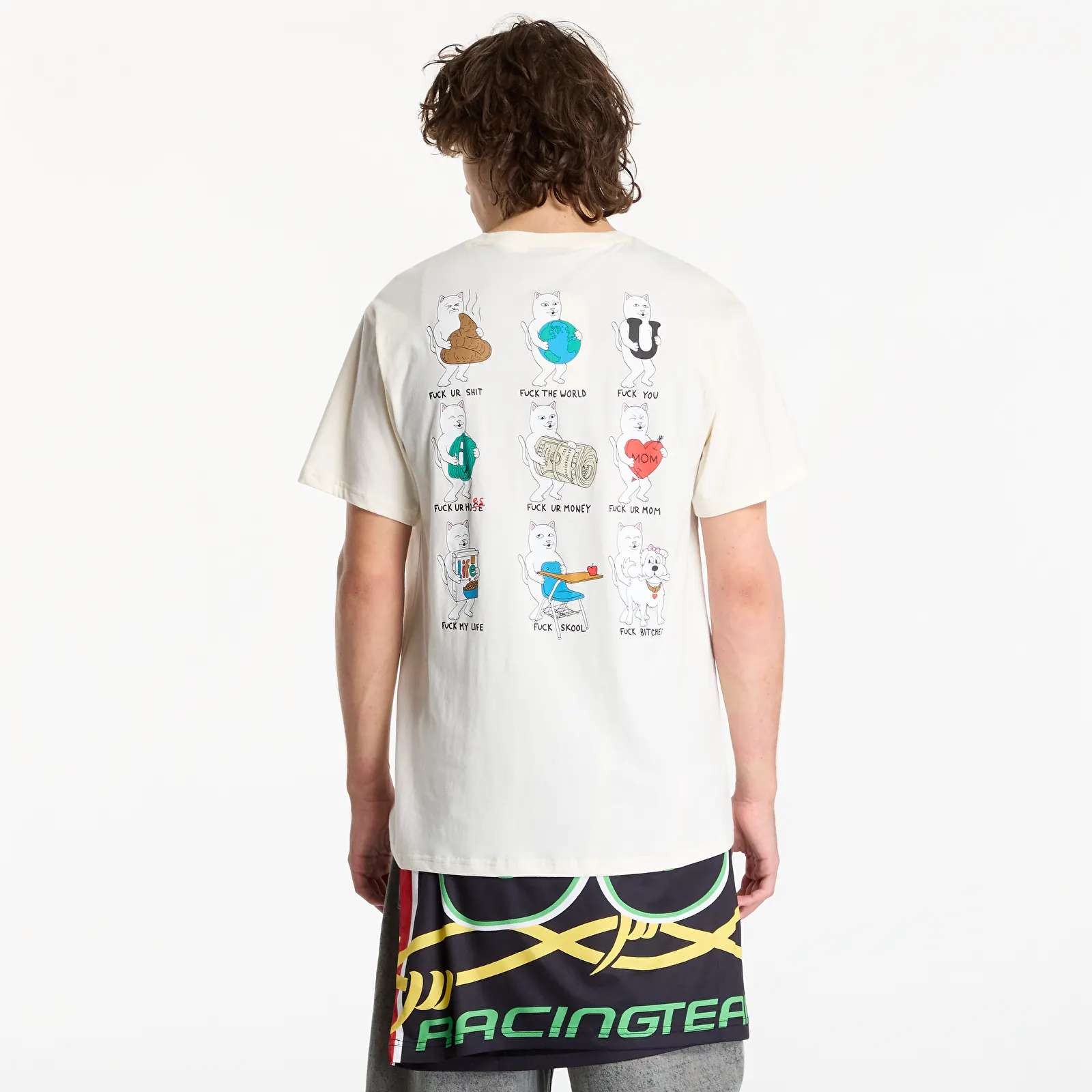 Férfi pólok RIPNDIP Fuck Everything Tee Bone