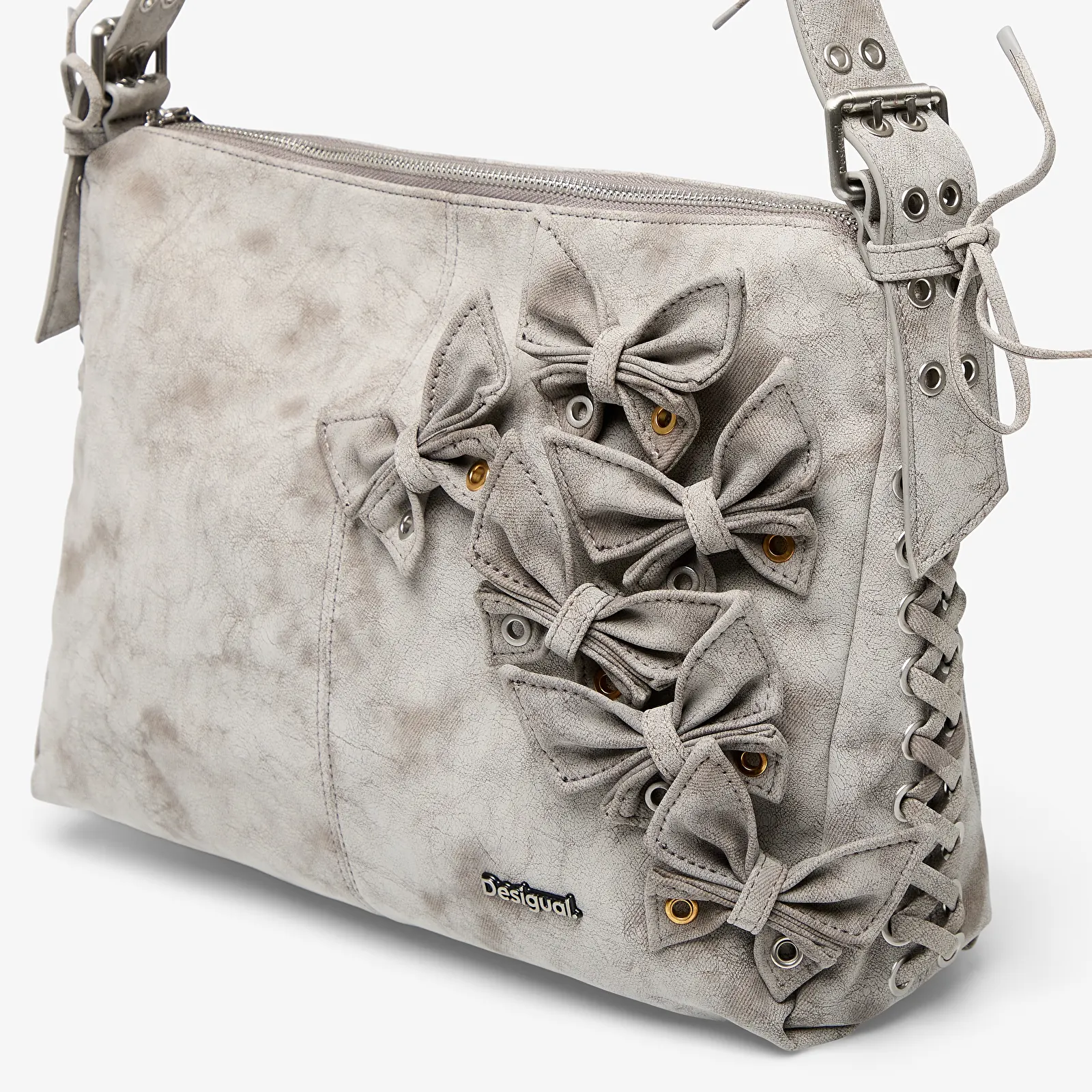 Чанти Desigual Nickel Leiria Dark Grey