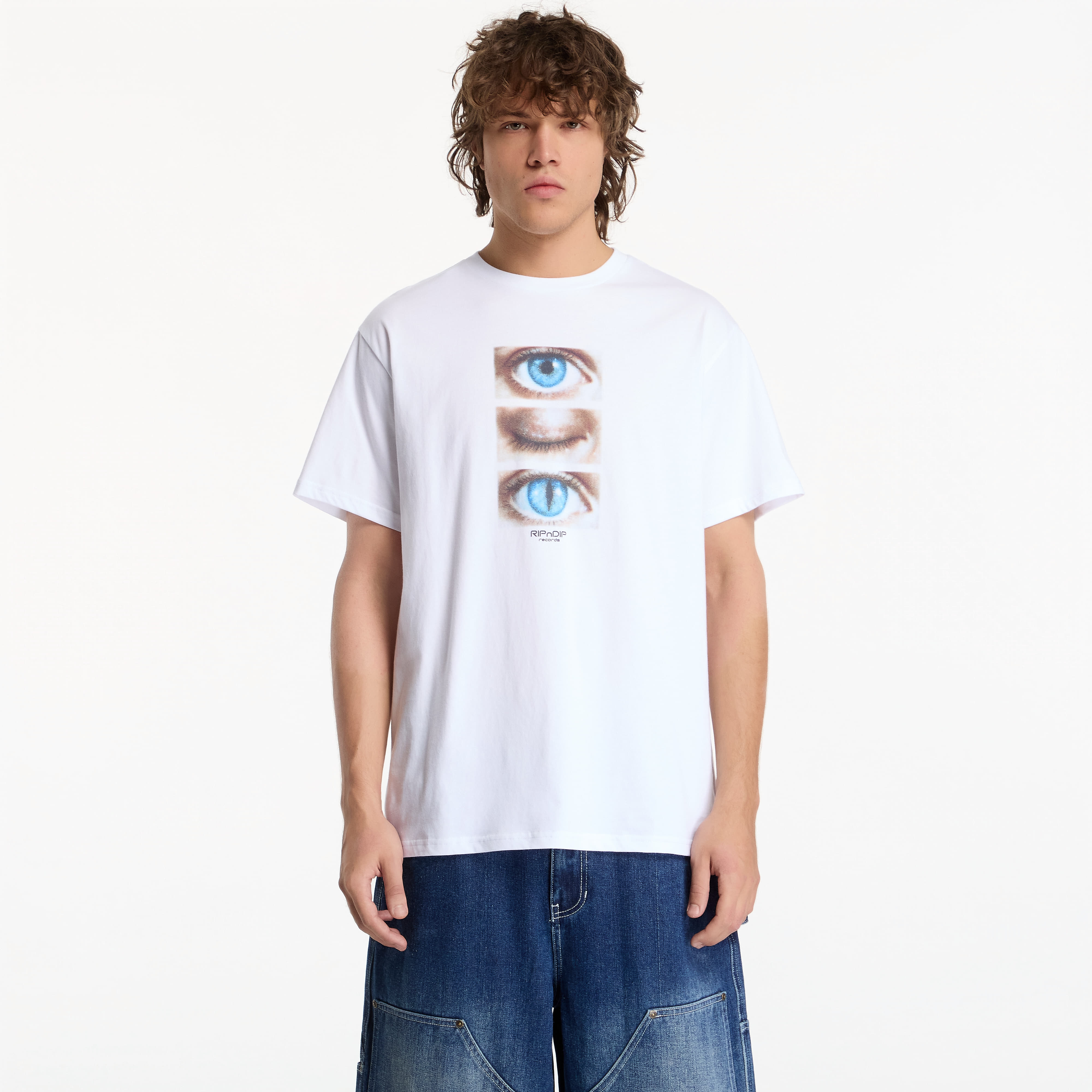 Тениска RIPNDIP Eyes Opened Tee White S