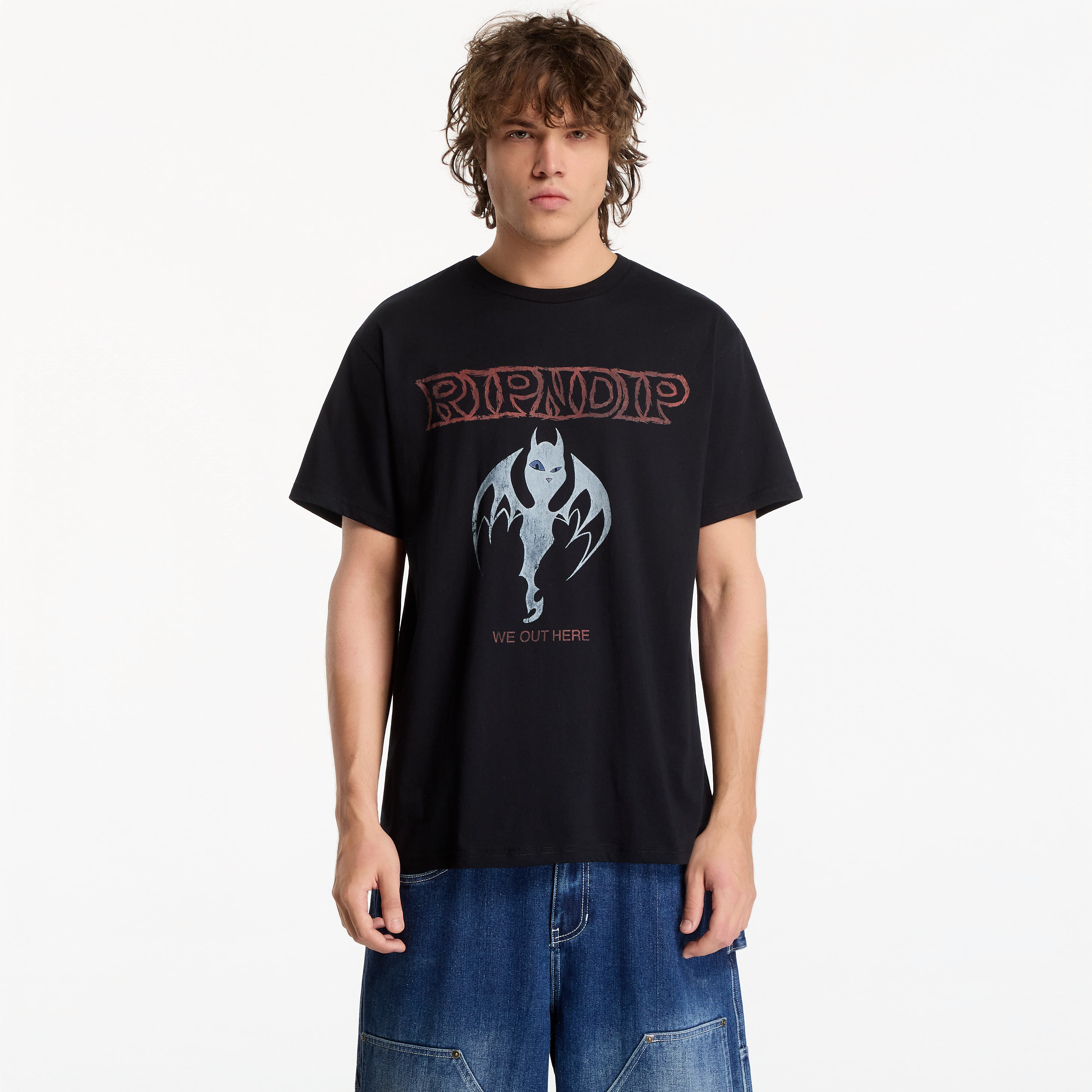 Тениска RIPNDIP Phantom Tee Black L