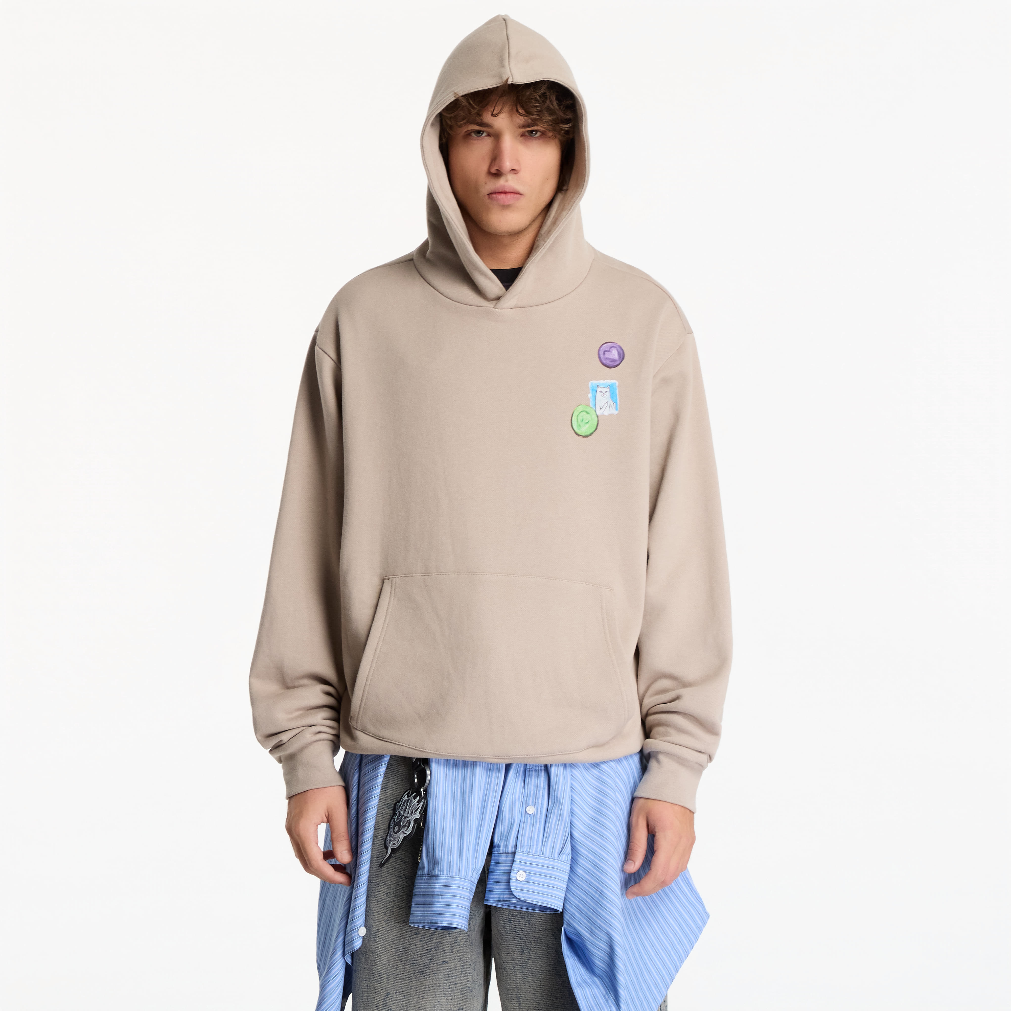 Суитшърт RIPNDIP Vitamins Hoodie Sand XL