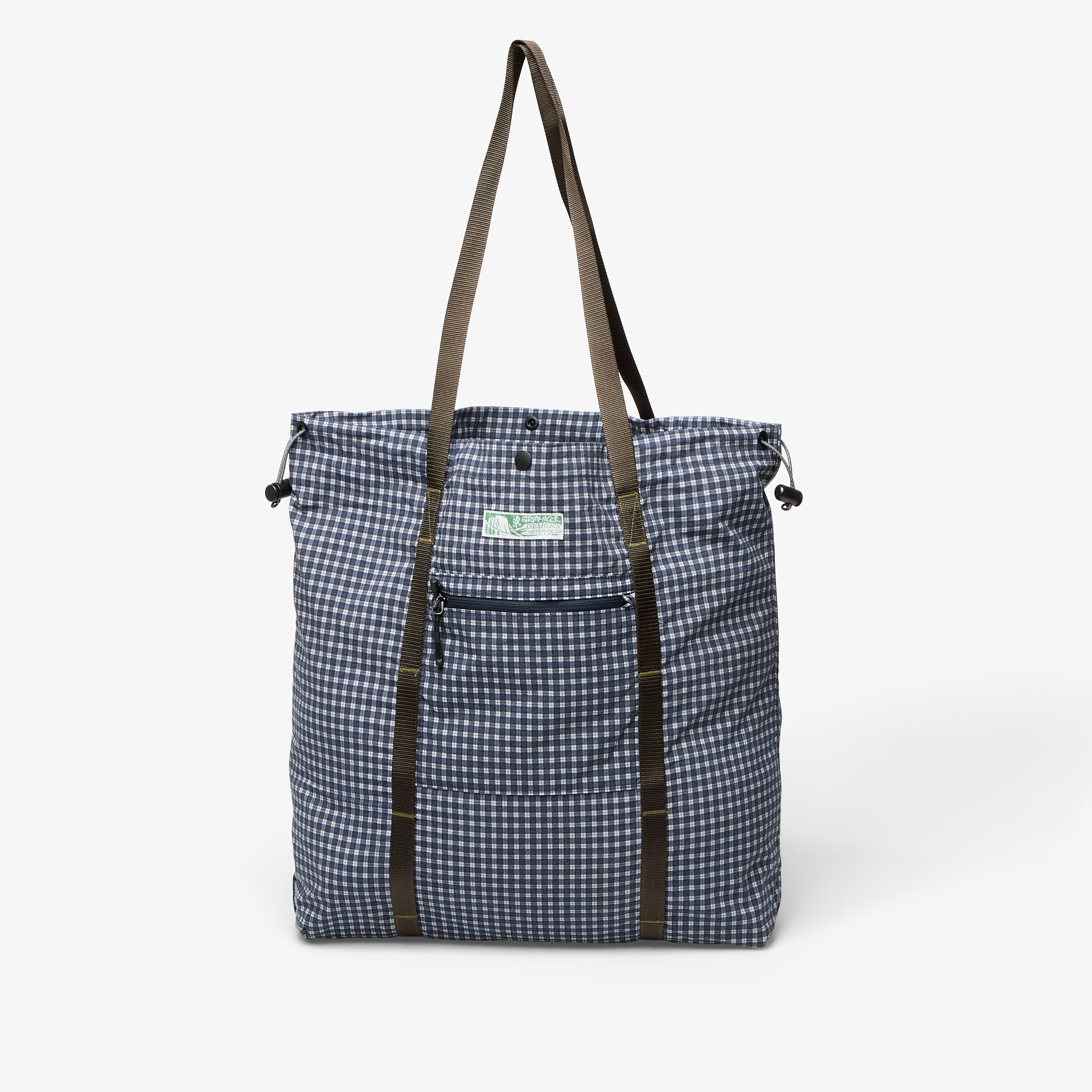 Чанта Gramicci Utility Tote Bag Navy Check Universal