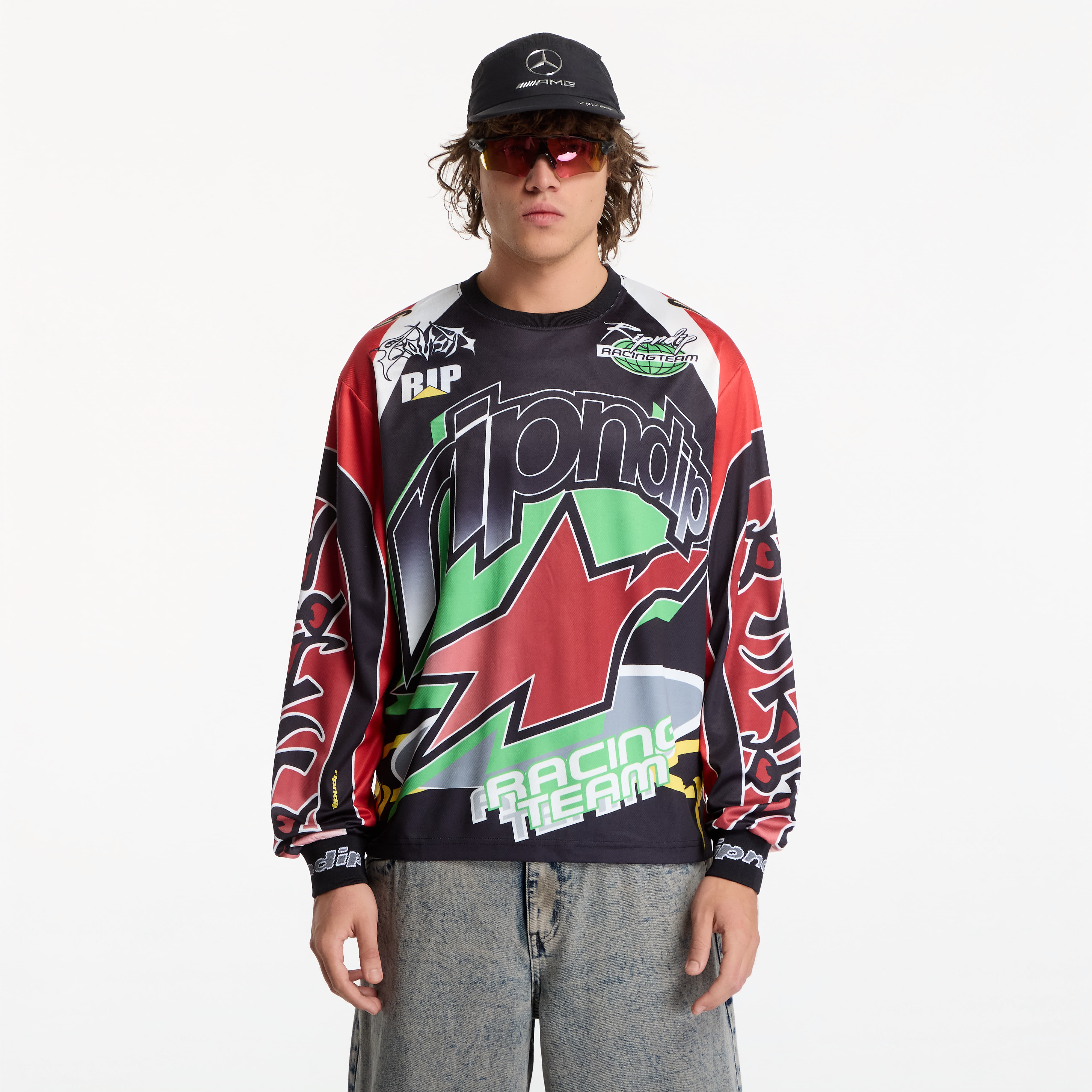 Фланелка RIPNDIP All-Star Long Sleeve Jersey Red/ Black L