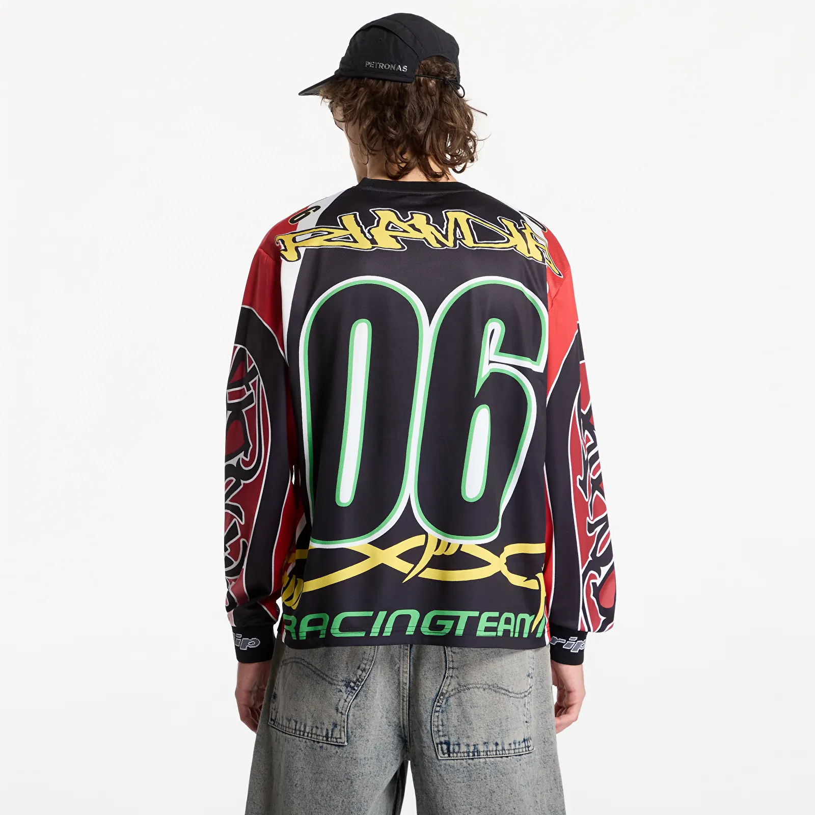 Moški dresi RIPNDIP All-Star Long Sleeve Jersey Red/ Black