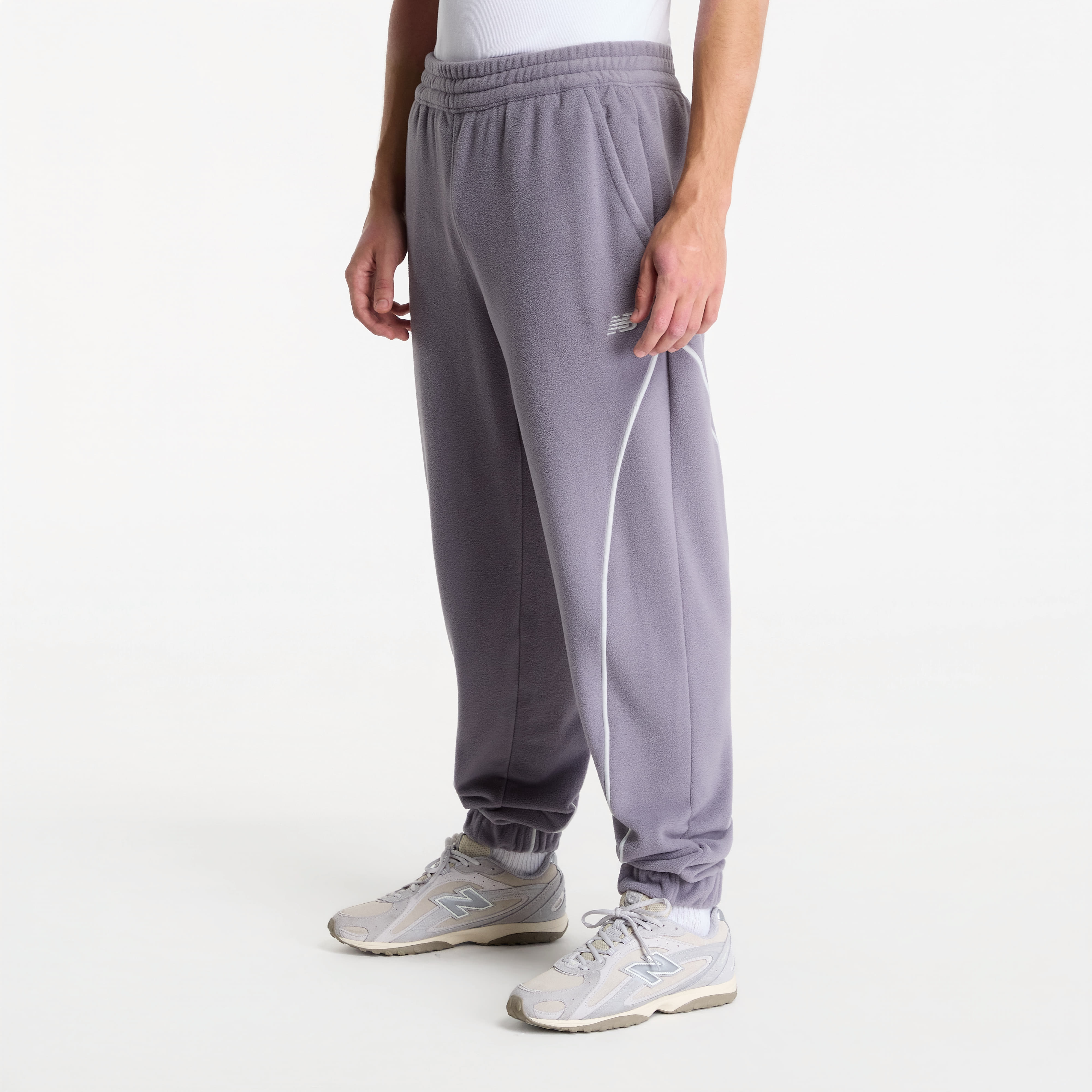 Потници New Balance Trackside Polar Fleece Jogger Off-Line Grey XL