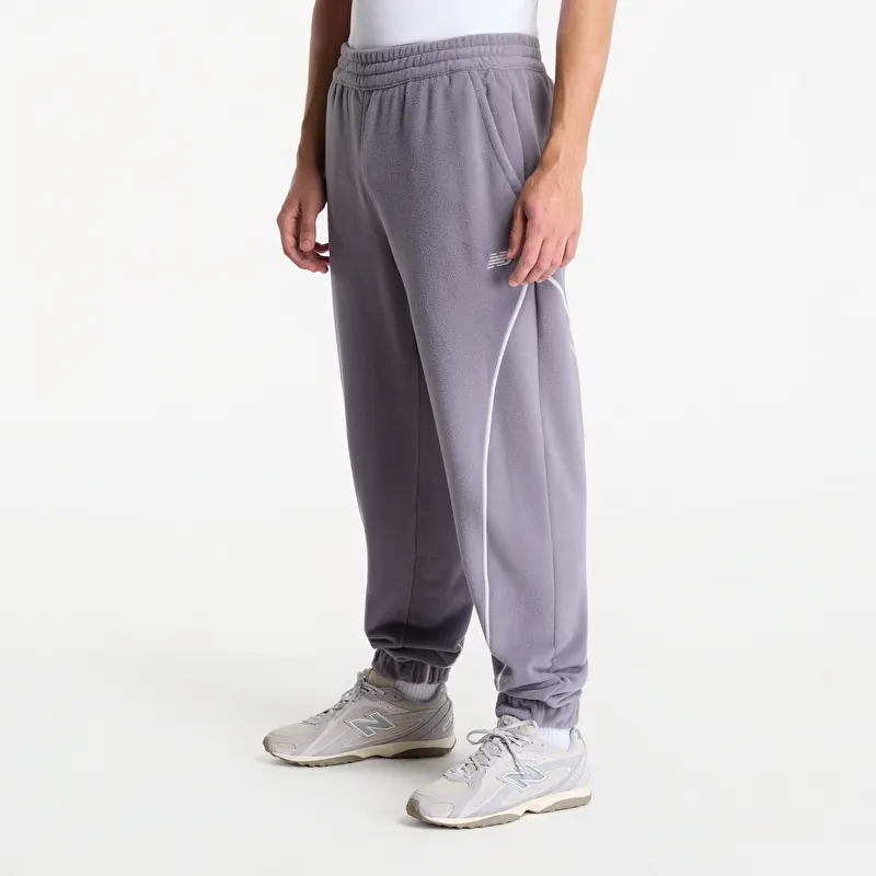Jogginghosen New Balance Trackside Polar Fleece Jogger Off-Line Grey