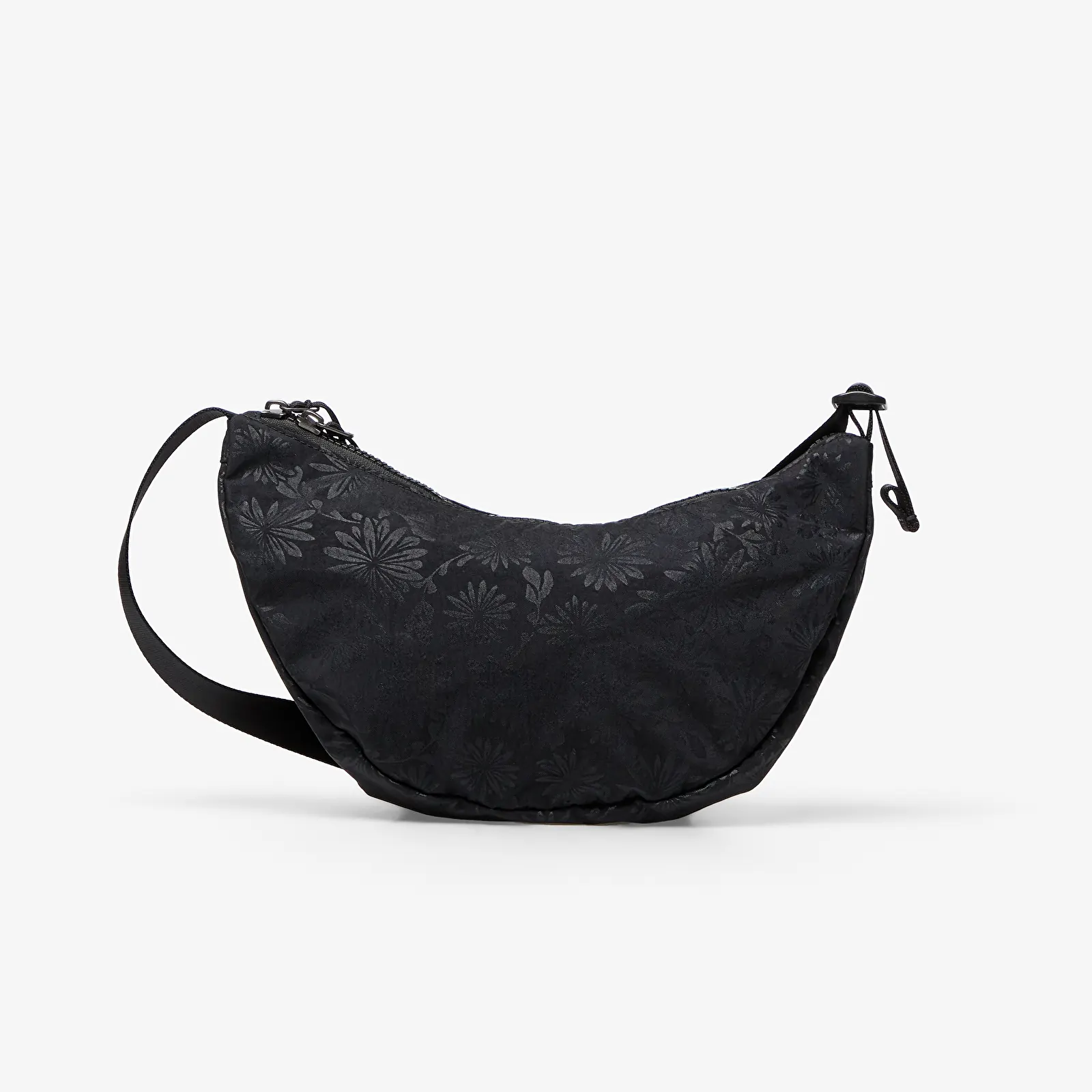 Pánske tašky cez rameno Nike Aura Floral Crescent Crossbody Bag (4L) Black/ Black/ Gunmetal