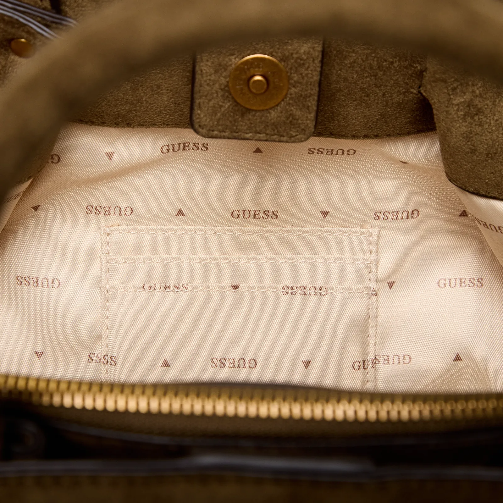 Handbags Guess Allegra Girlfriend Satchel Olive