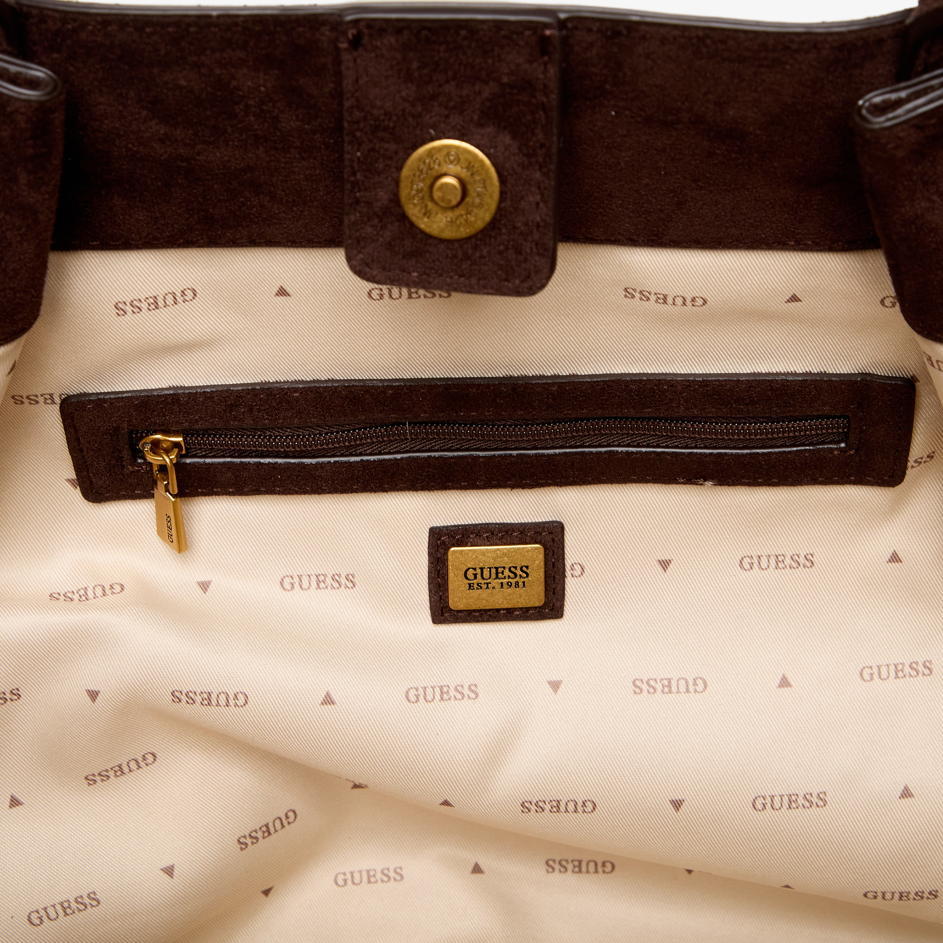 GUESS Guess Allegra Girlfriend Tote Espresso Universal - 3