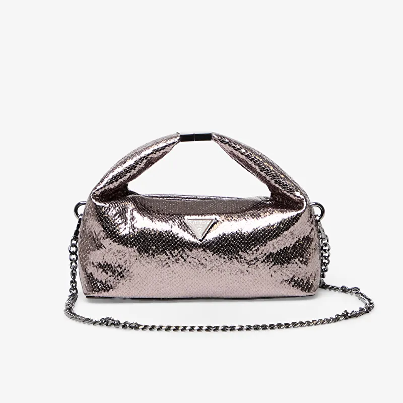 Guess Jewels Top Handle Pouch Pewter