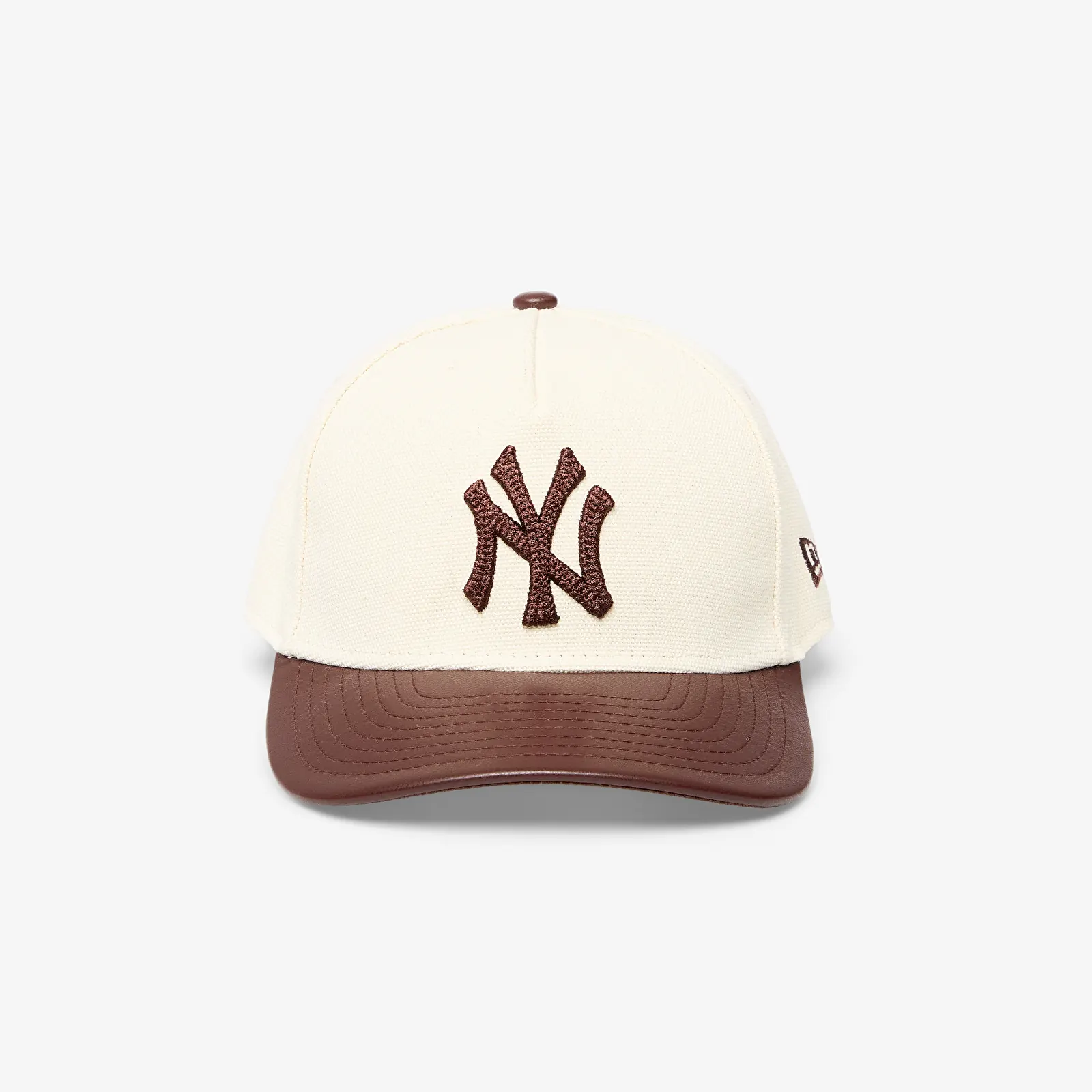 Casquettes New Era 9FORTY M-Crown A-Frame MLB Fabric Mix New York Yankees Beige/ Brown