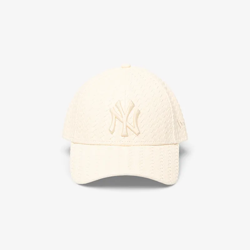 Mütze New Era 9FORTY MLB PU Weave New York Yankees Stone