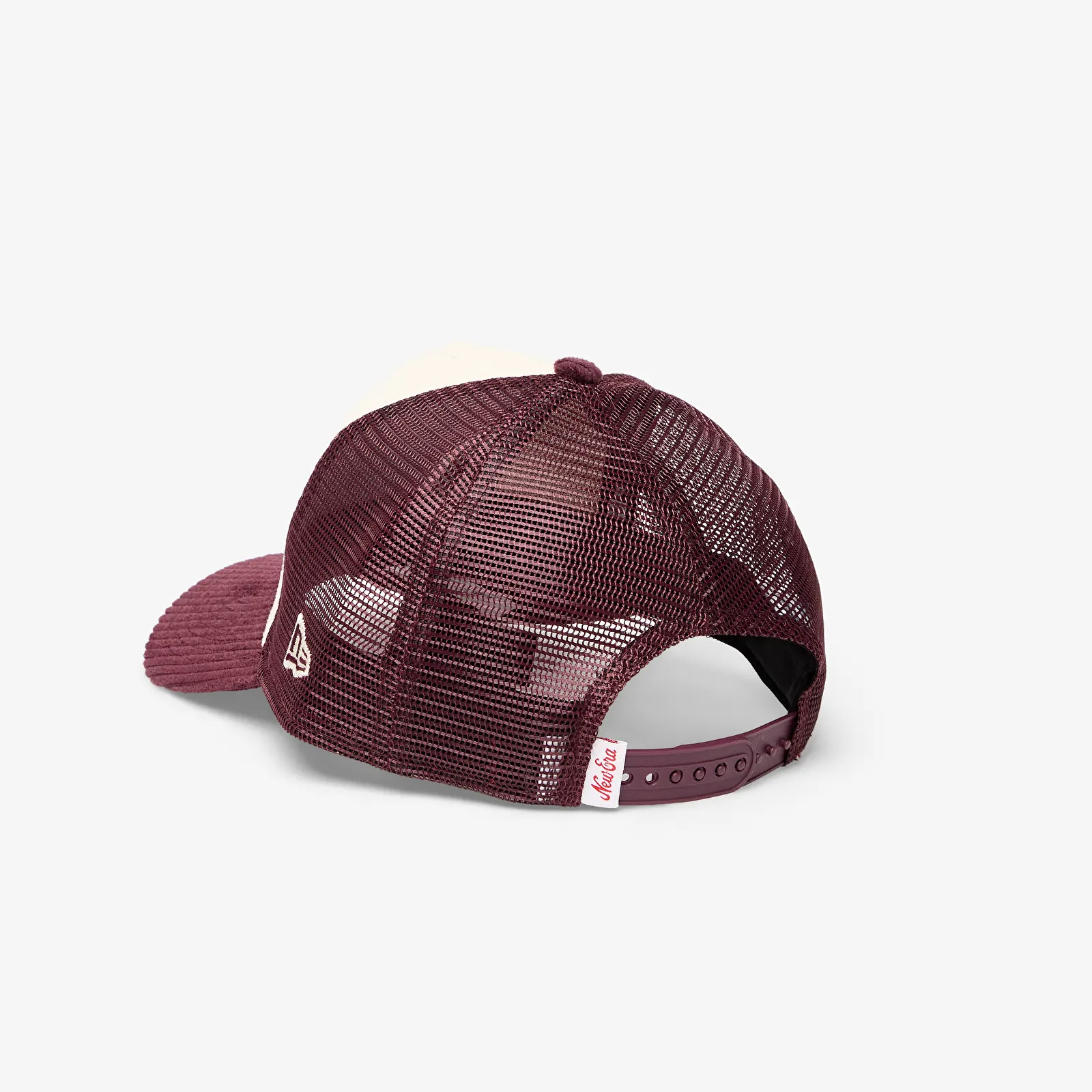 Mützen New Era 9FORTY A-Frame Trucker Cord Visor Maroon/ Stone