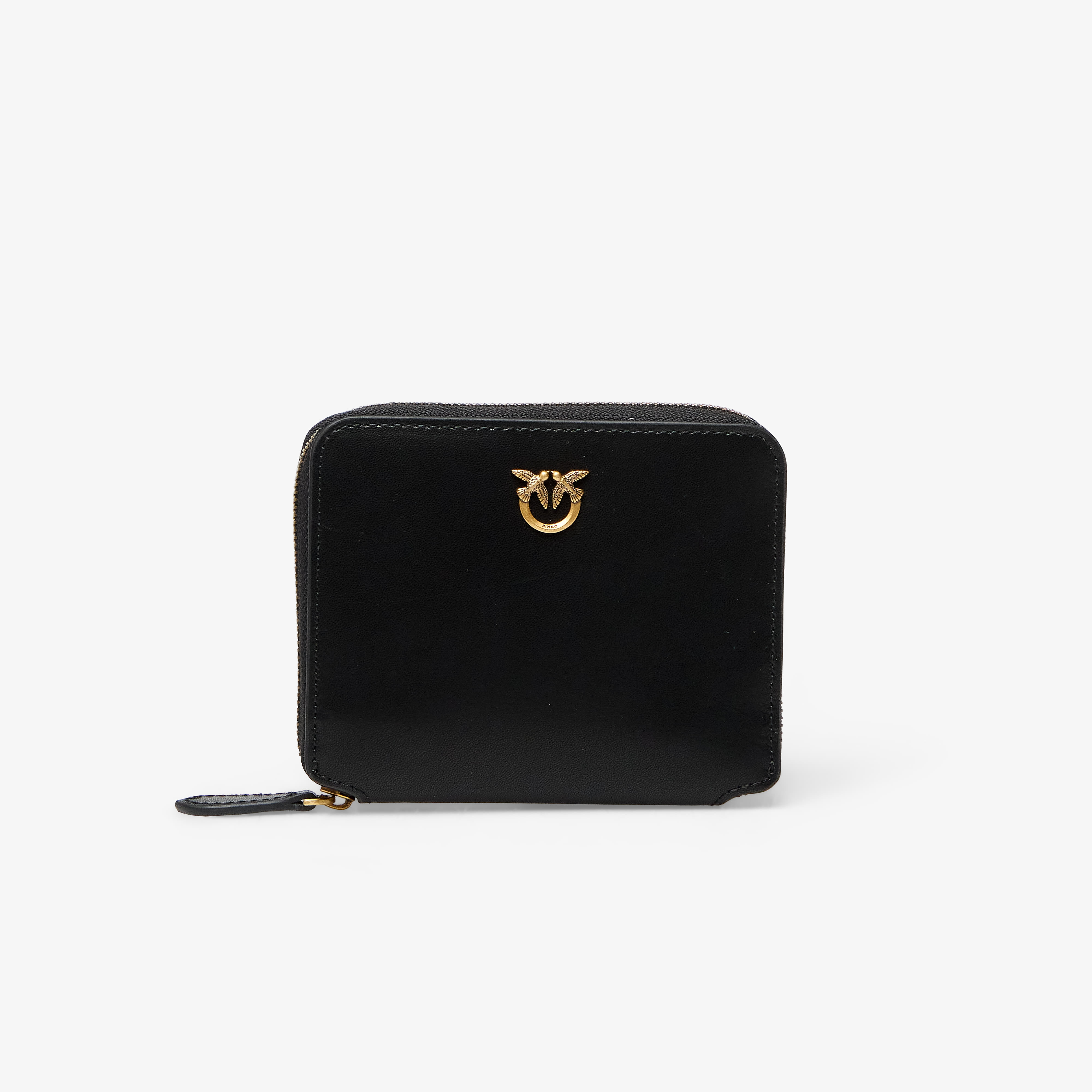 Портфейл Pinko Taylor Zip Around Vitello Seta Black Universal