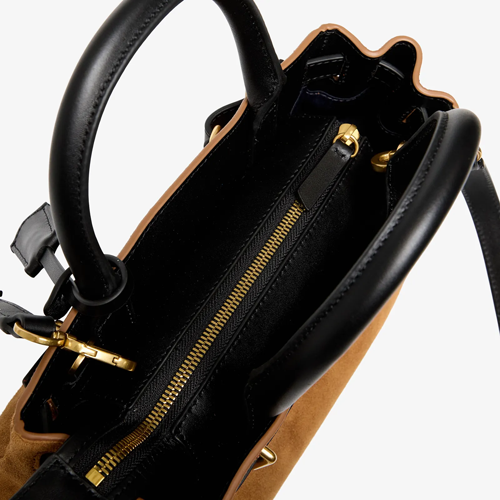 Rankinės Tommy Hilfiger American Icon Mini Tote Suede Le Cognac