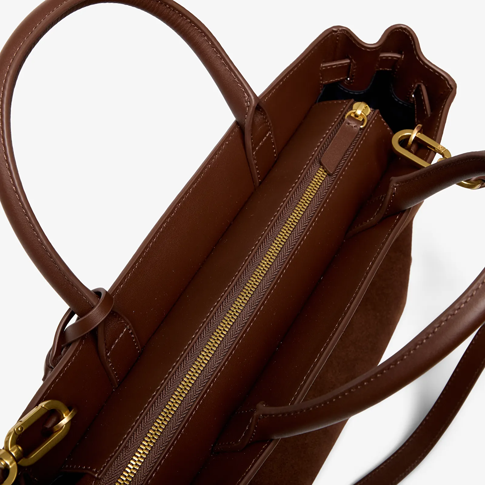 Torebki Tommy Hilfiger American Icon Tote Suede Fondant Brown