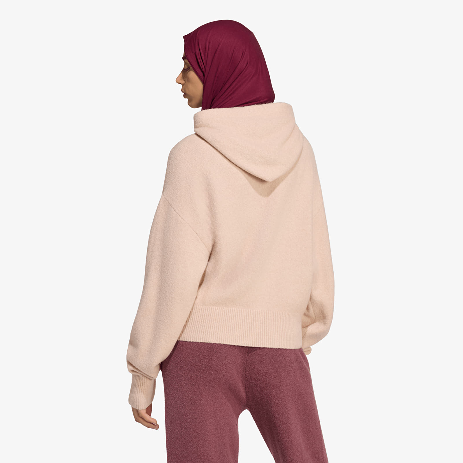 Sieviešu džemperi adidas Essentials Knit Hoodie Wonder Taupe