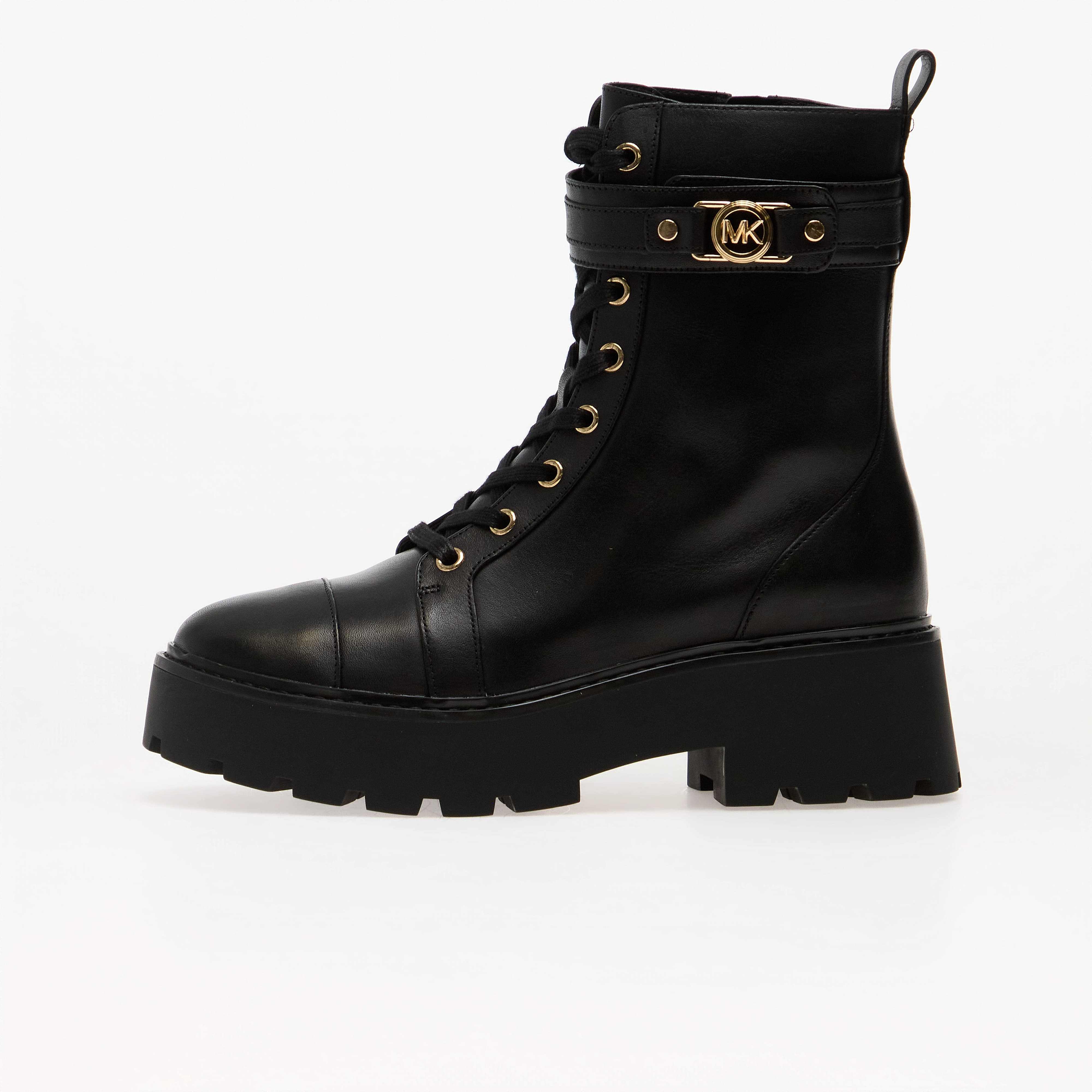 Michael Kors Mandy Lace Up Bootie Black 7.5