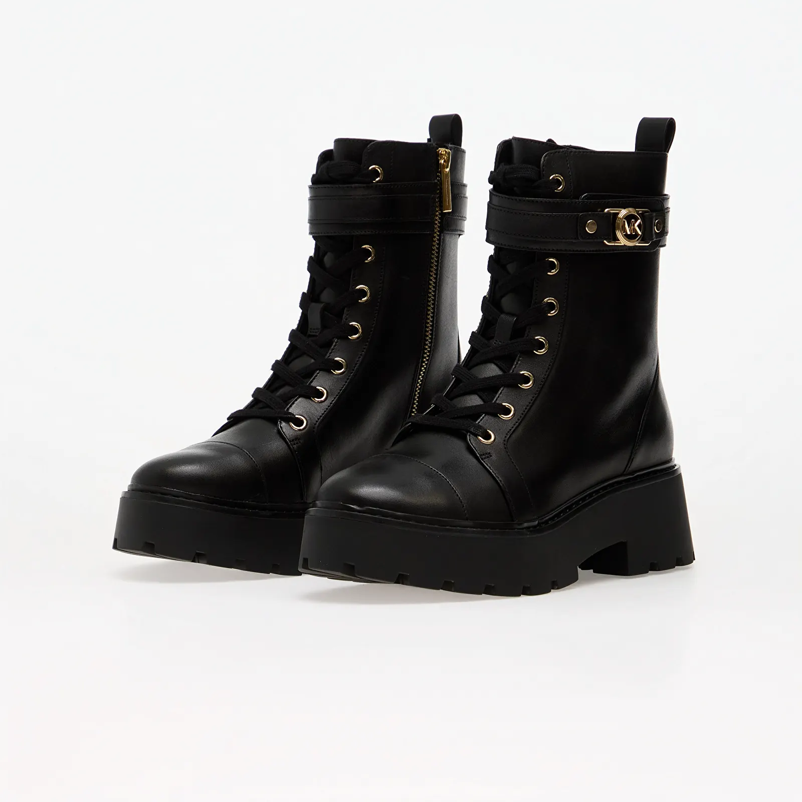 Stiefel für Frauen Michael Kors Mandy Lace Up Bootie Black
