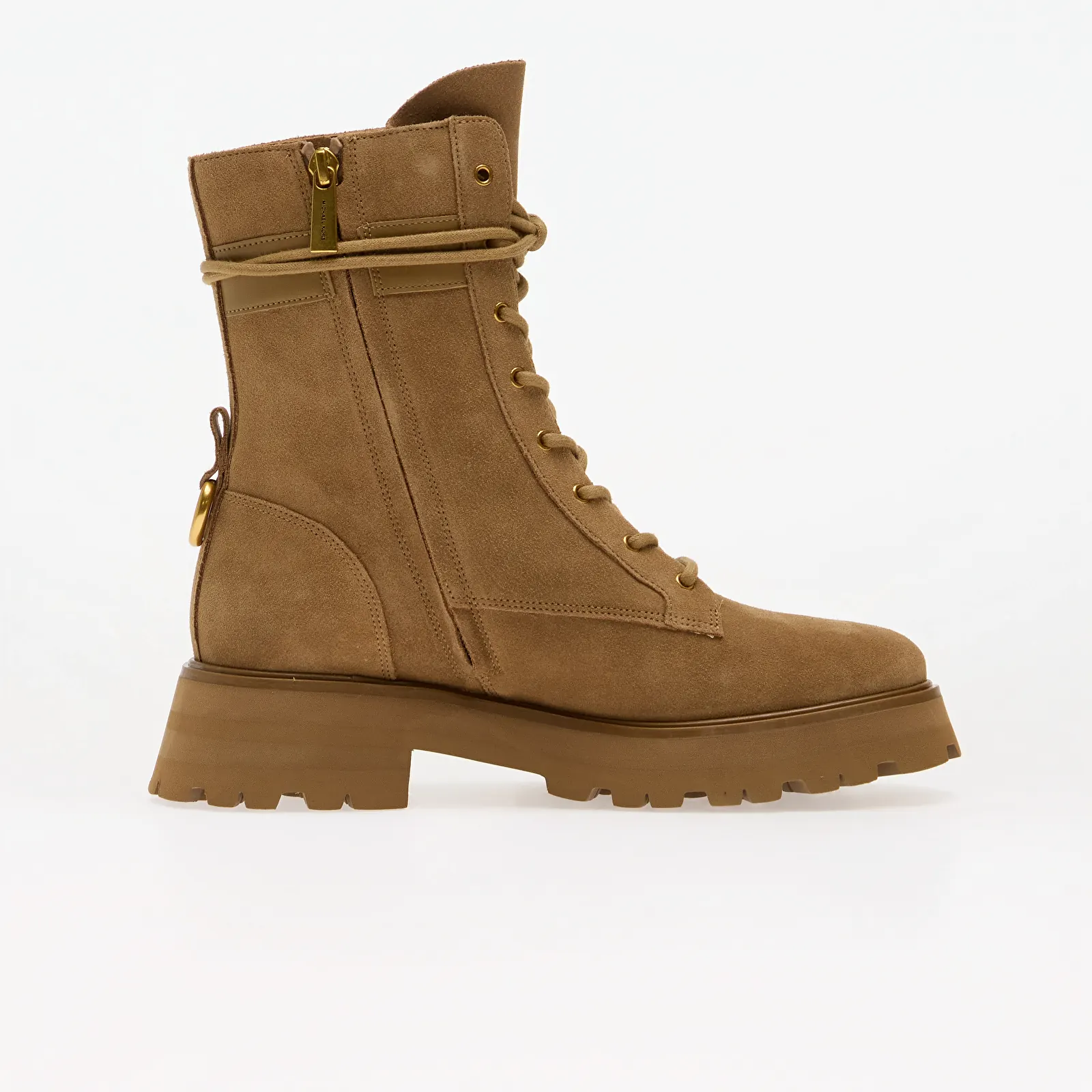 Stiefel für Frauen Michael Kors Caleb Lug Bootie Burnt Khaki