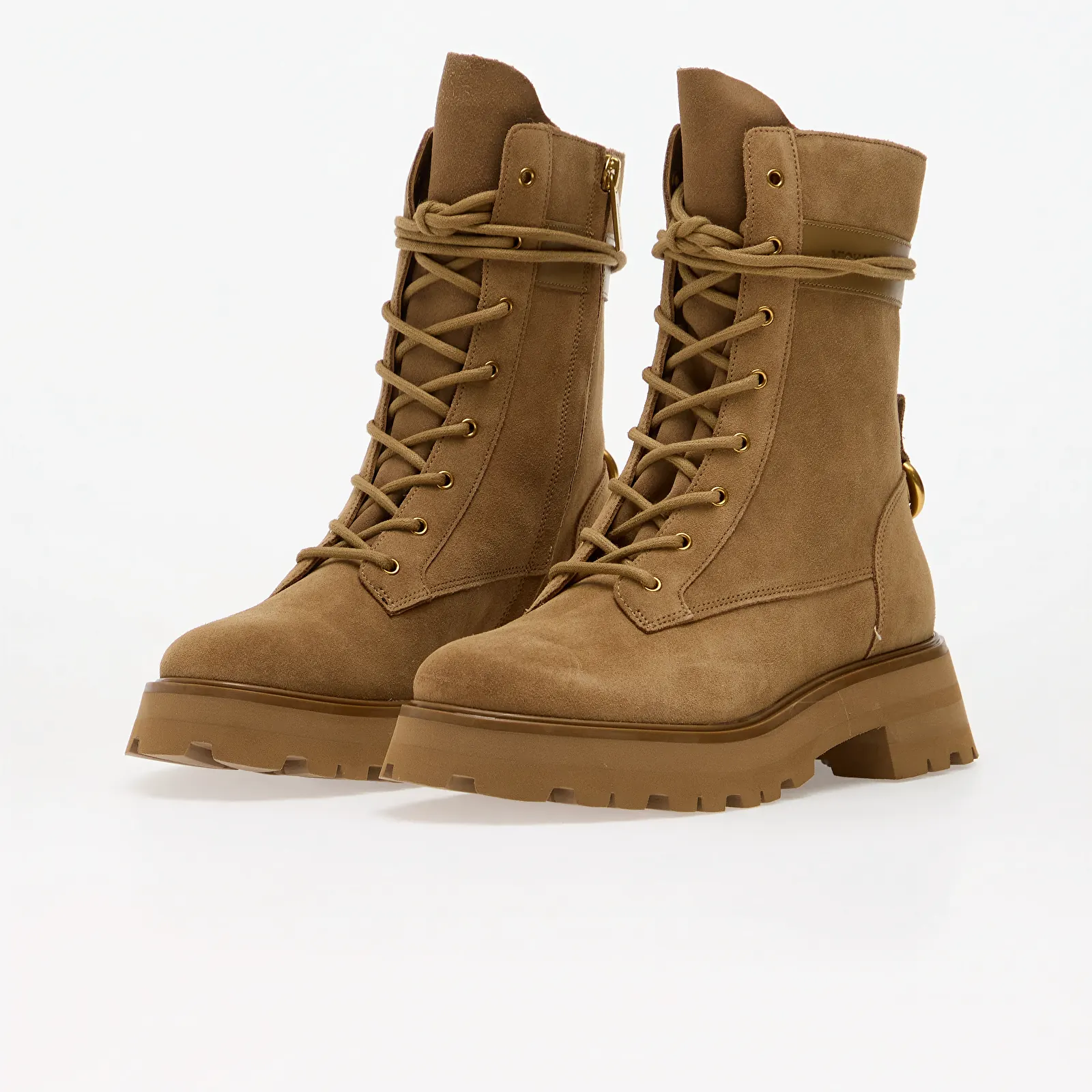 Stiefel für Frauen Michael Kors Caleb Lug Bootie Burnt Khaki