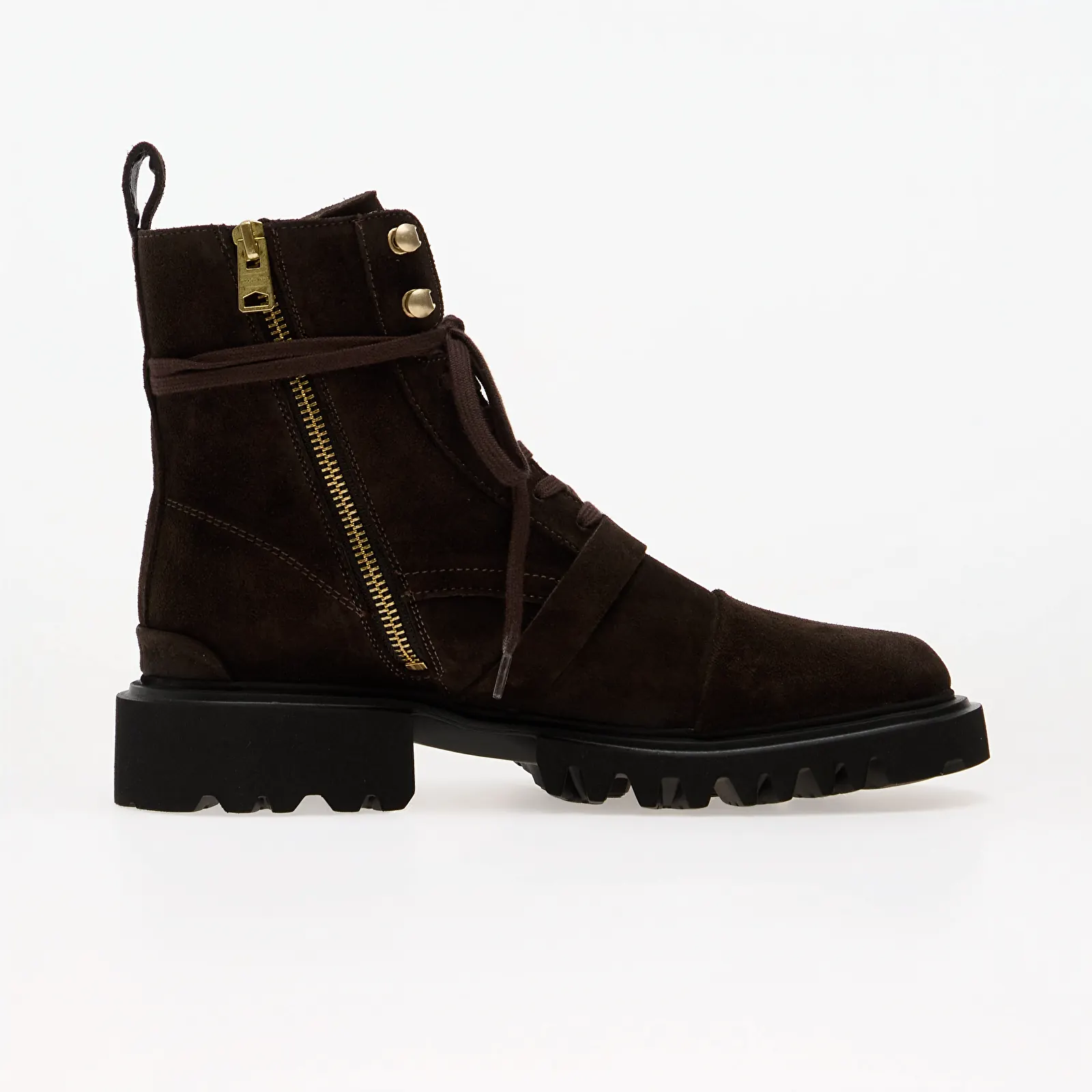 Stiefel für Frauen AllSaints Tori Suede Boot Dark Brown