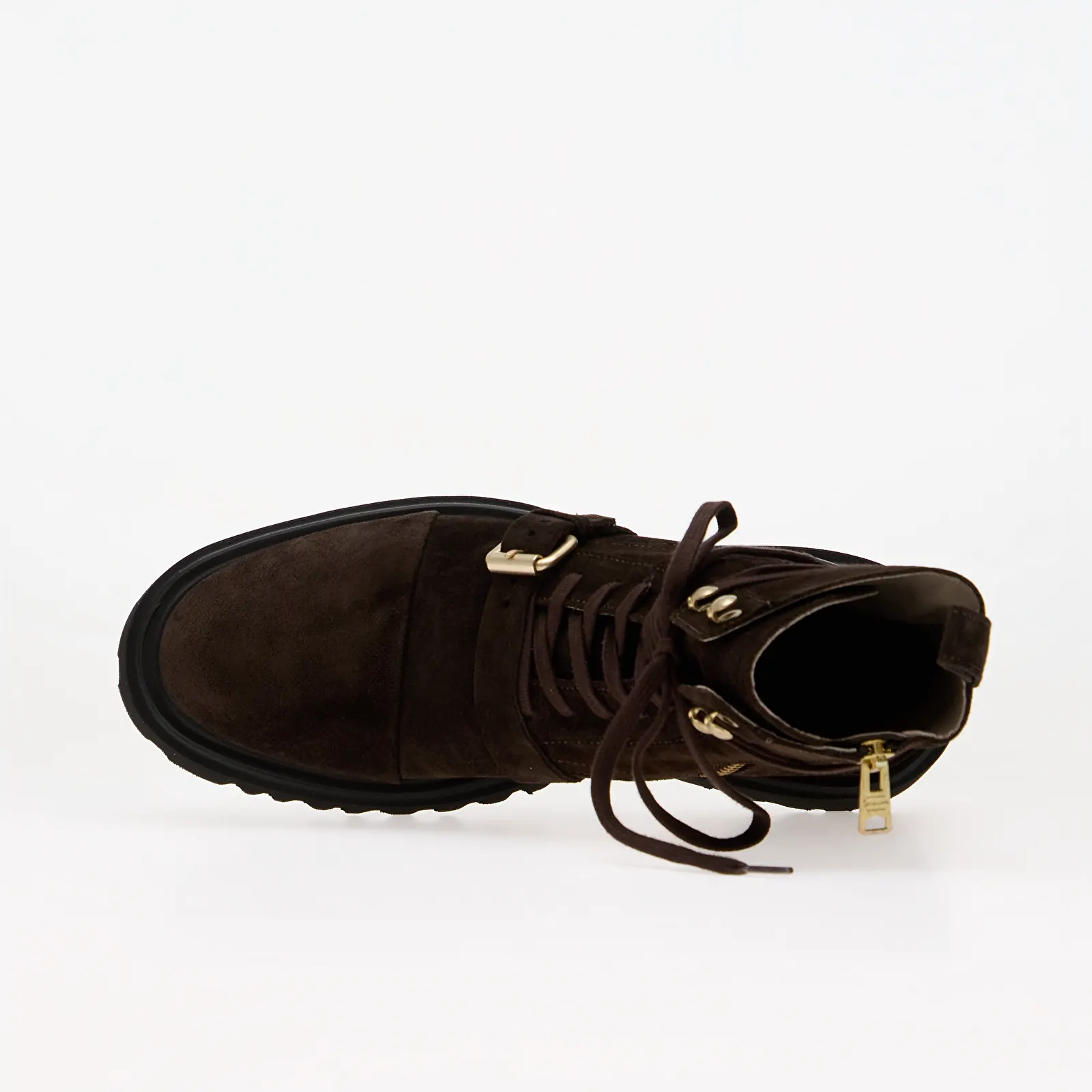 Stiefel für Frauen AllSaints Tori Suede Boot Dark Brown
