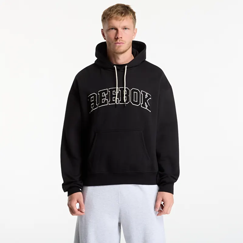 Mikina Reebok Varsity Relaxed Hoodie Black