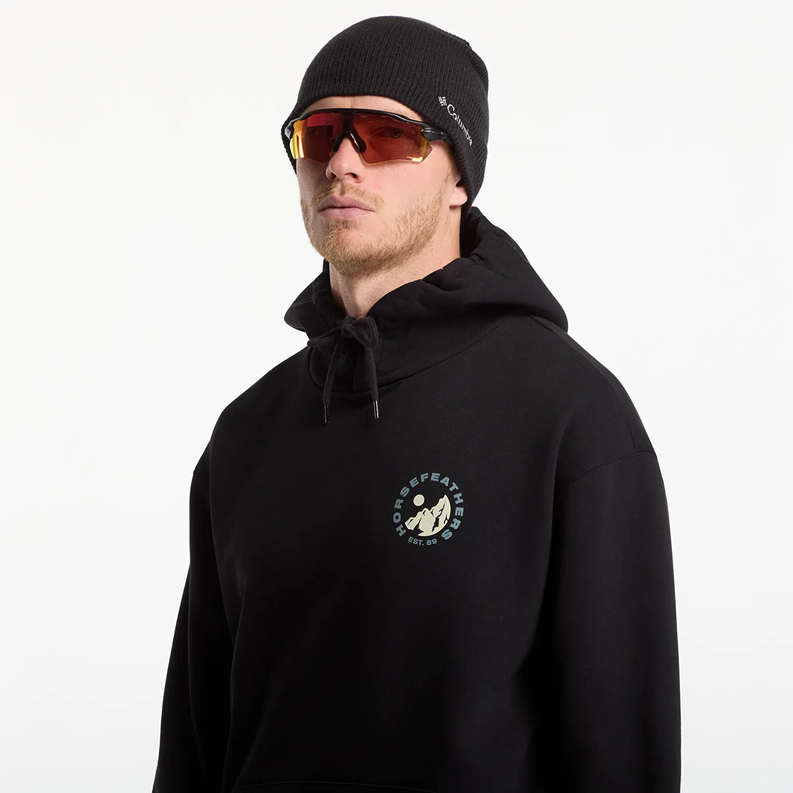 Pánske mikiny Horsefeathers Altitude Sweatshirt Black