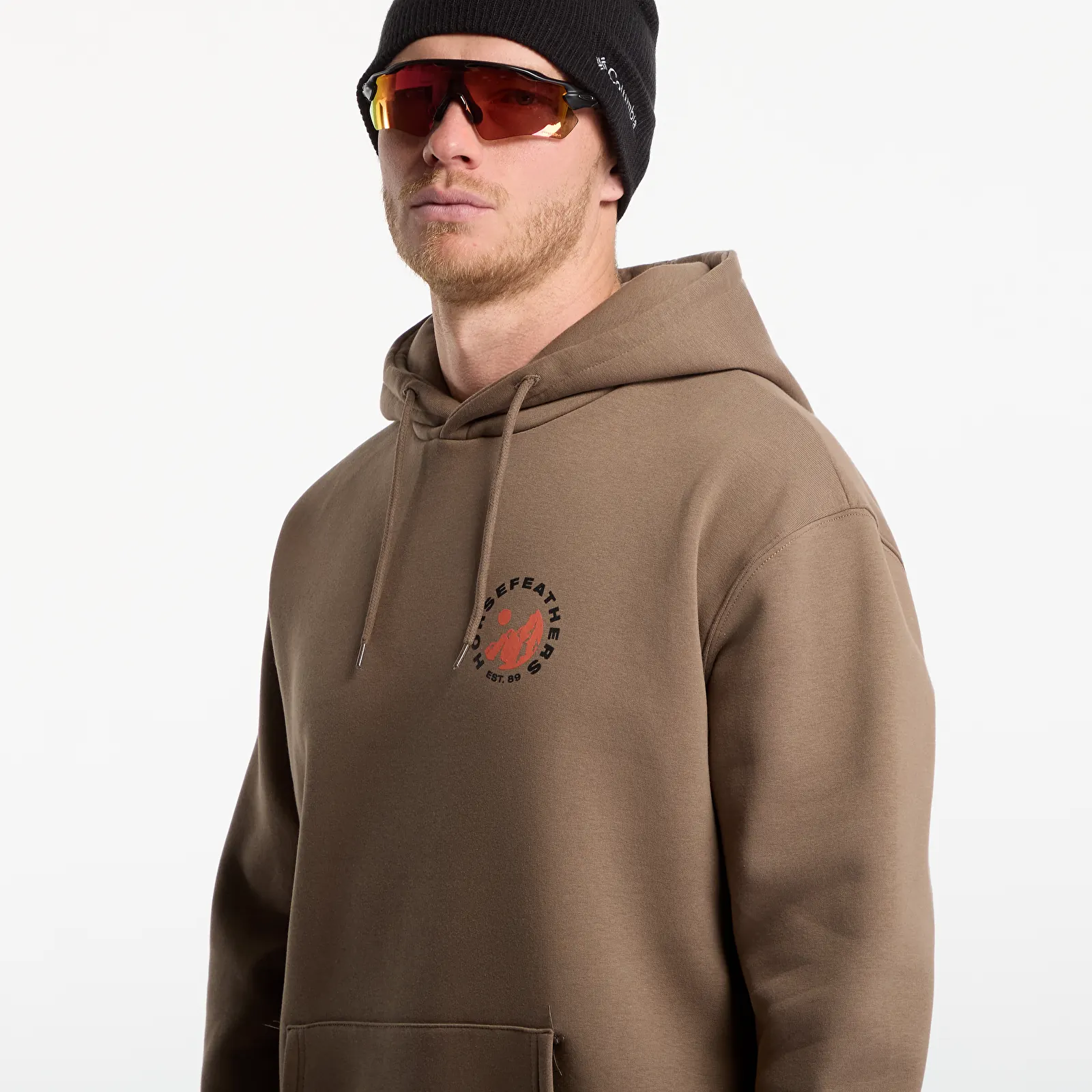 Muške dukserice Horsefeathers Altitude Sweatshirt Fossil
