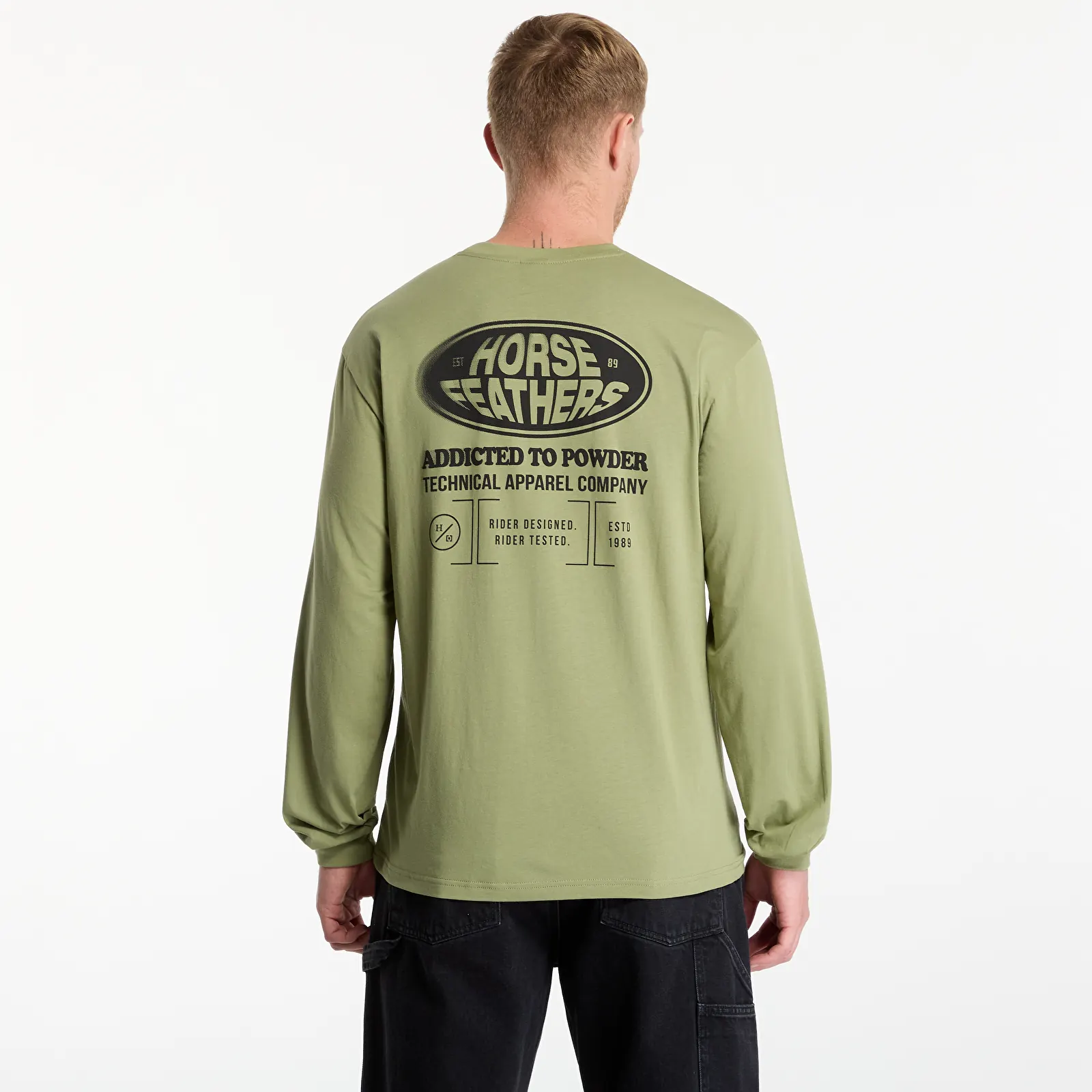 Heren T-shirts Horsefeathers Junky Ls T-Shirt Sage