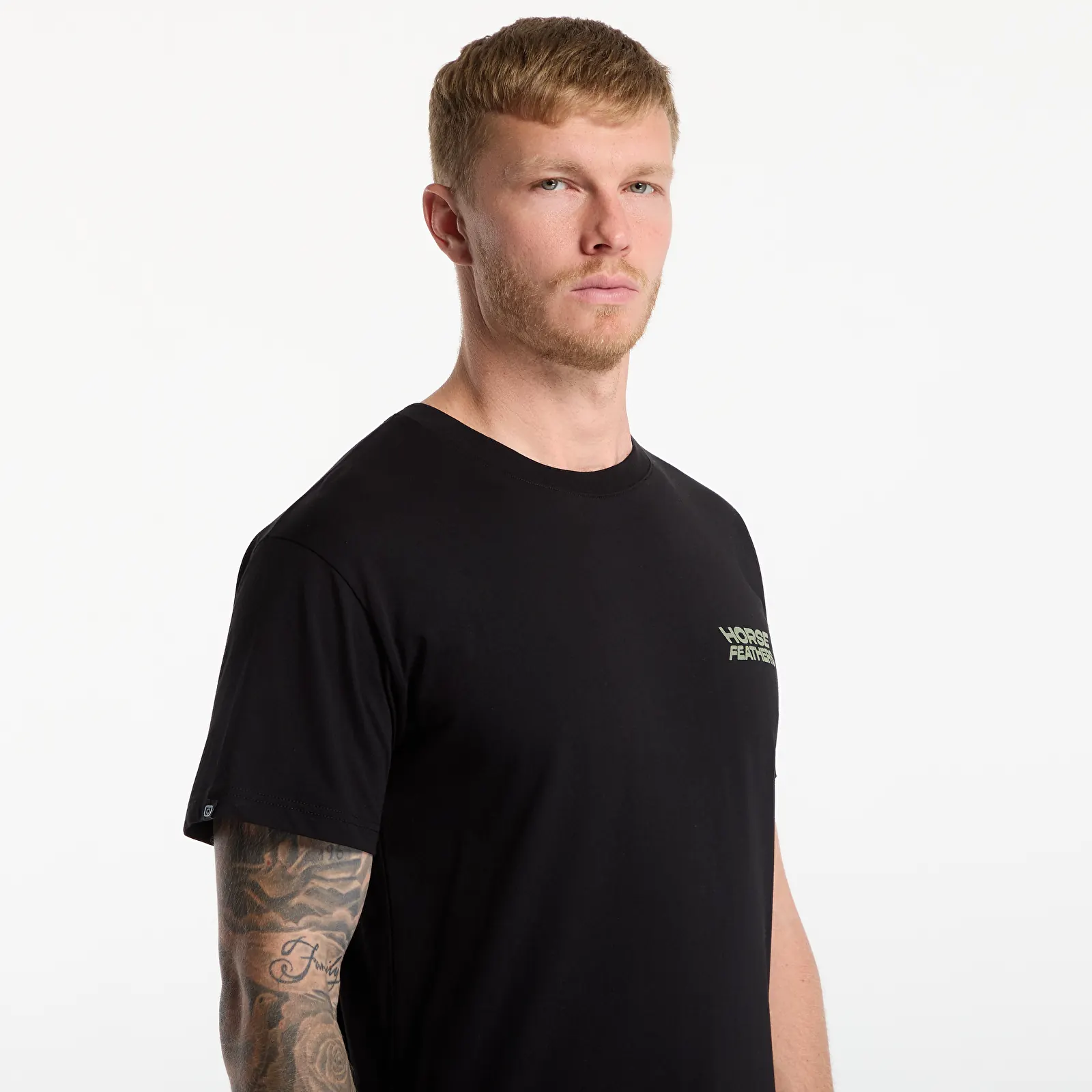 Moške majice  Horsefeathers Carmy T-Shirt Black