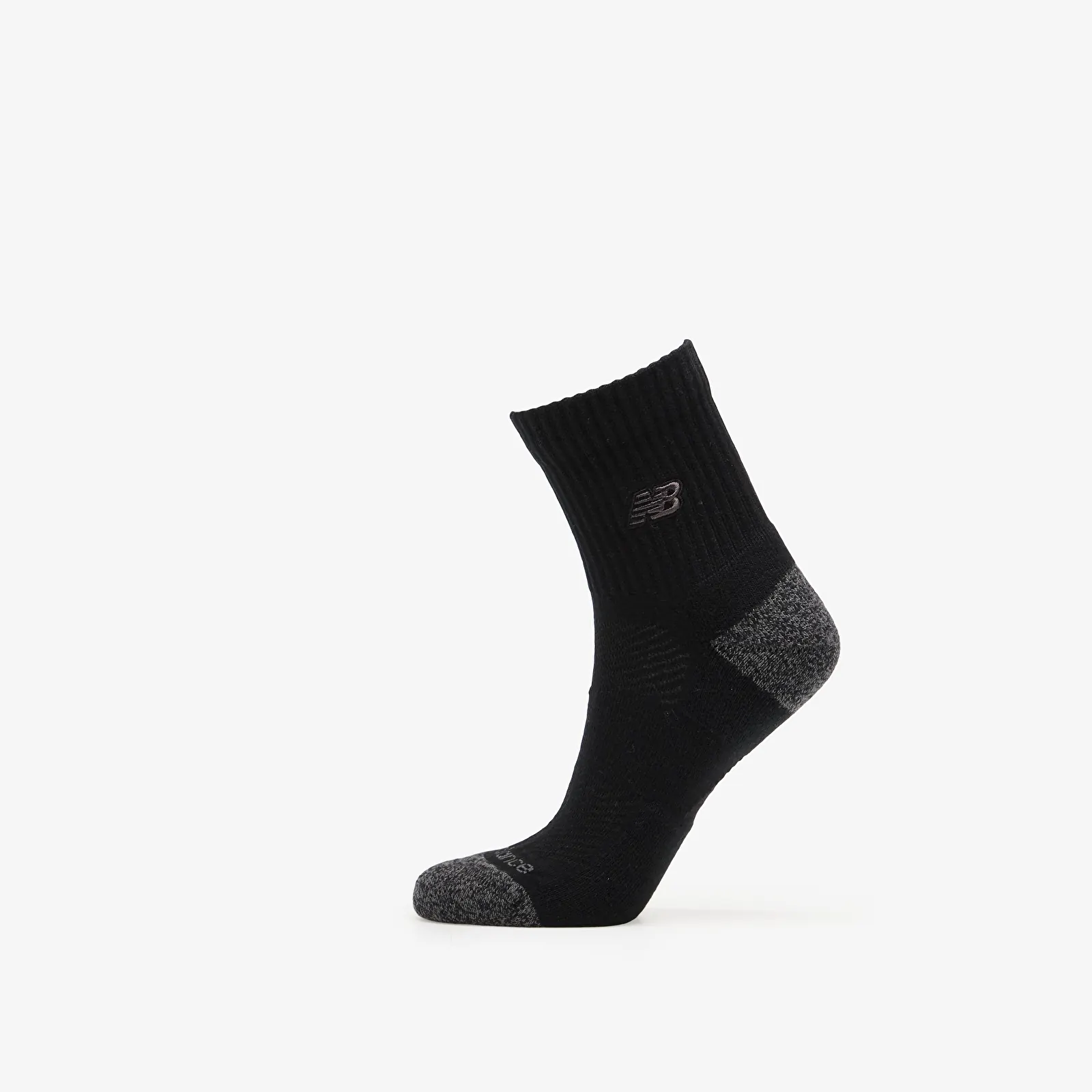 Chaussettes homme New Balance Active Premium QTR 3 Pack Black Multi/ Sea Salt/ Athletic Grey Heather