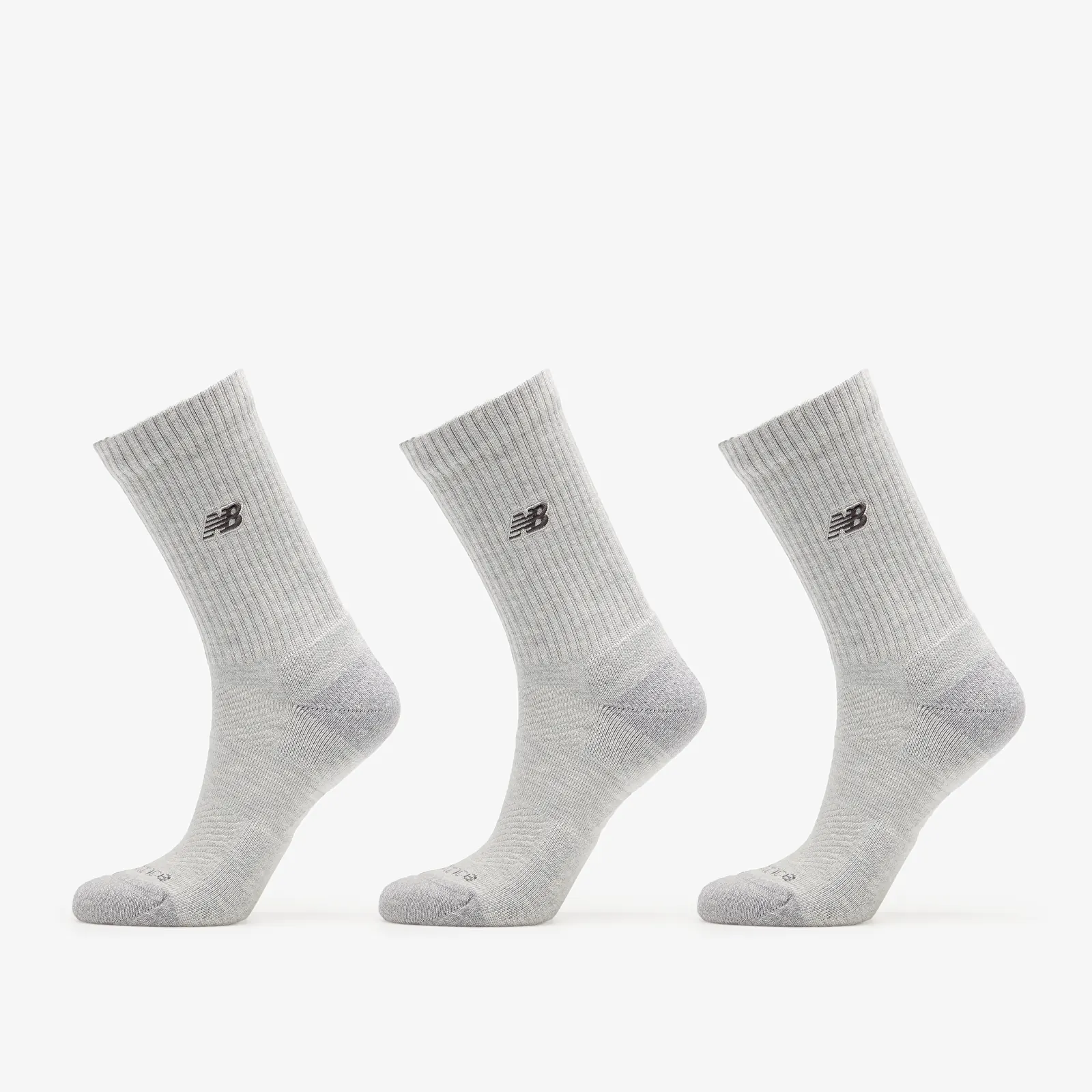 Strumpor för män New Balance Active Premium Crew 3 Pack Athletic Grey