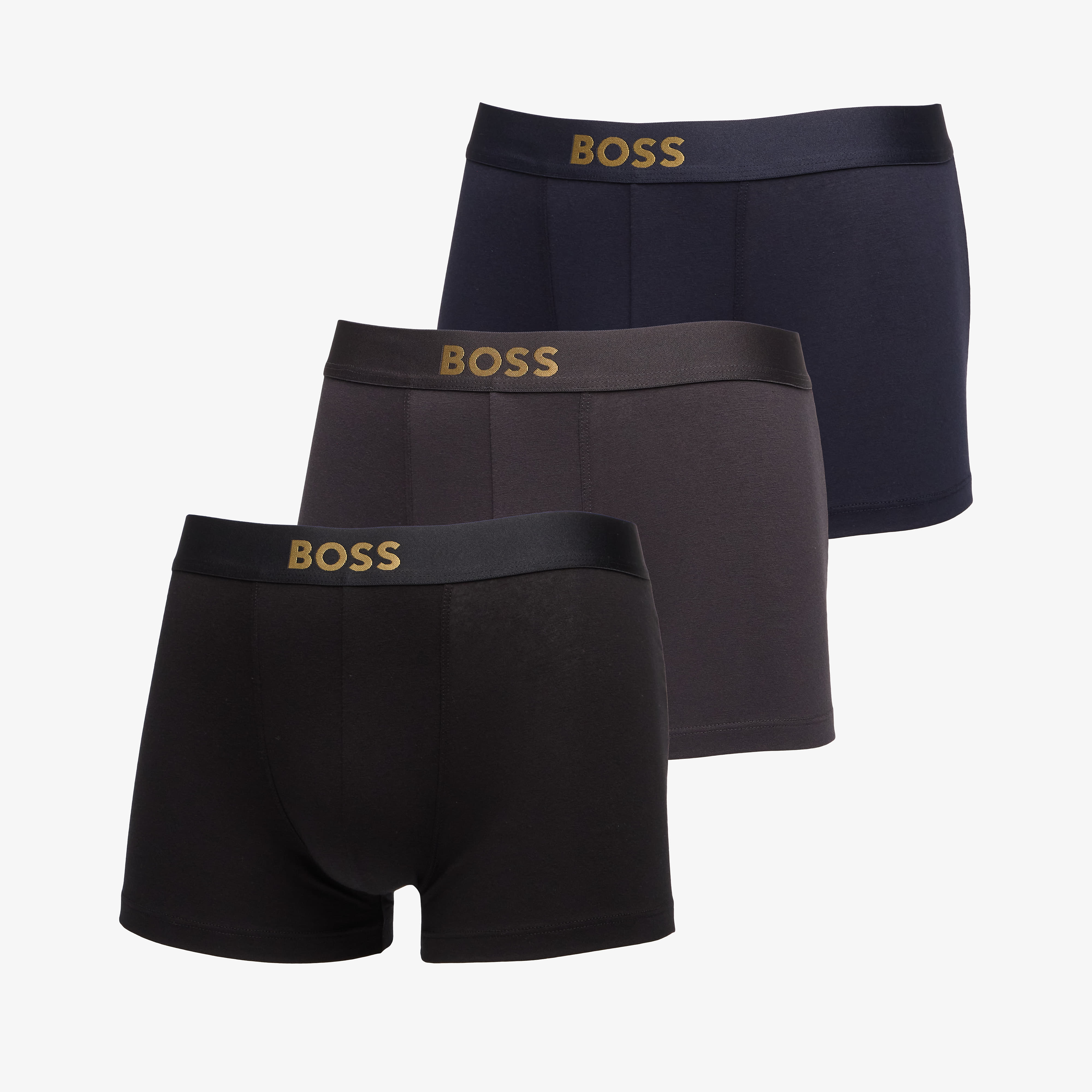 Боксерки Hugo Boss Trunk 3-Pack Gold Logo Gift Multicolor L