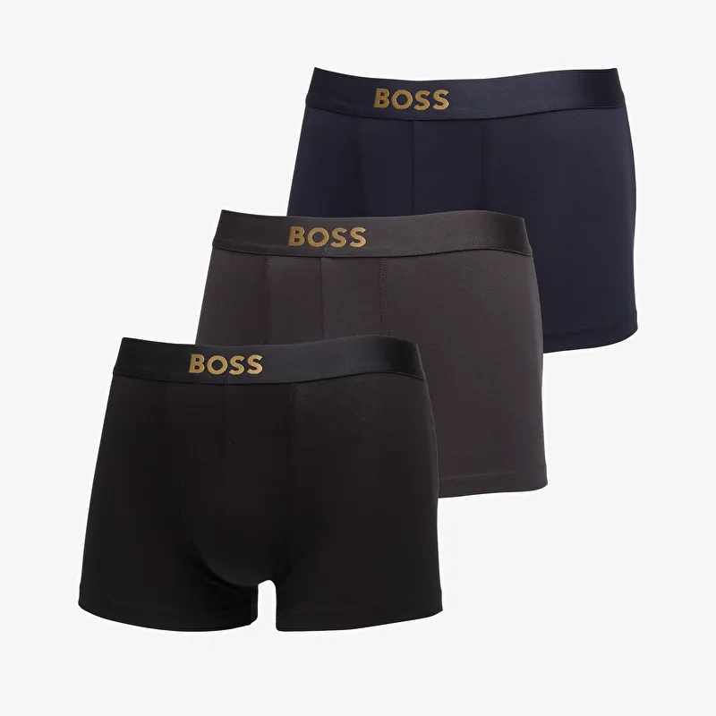 Hugo Boss Trunk 3-Pack Gold Logo Gift Multicolor