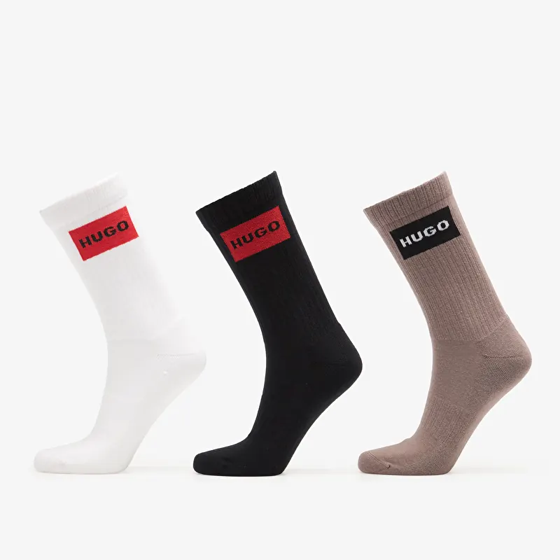Hugo Boss 3-Pack Qs Rib Label Cc Multicolor