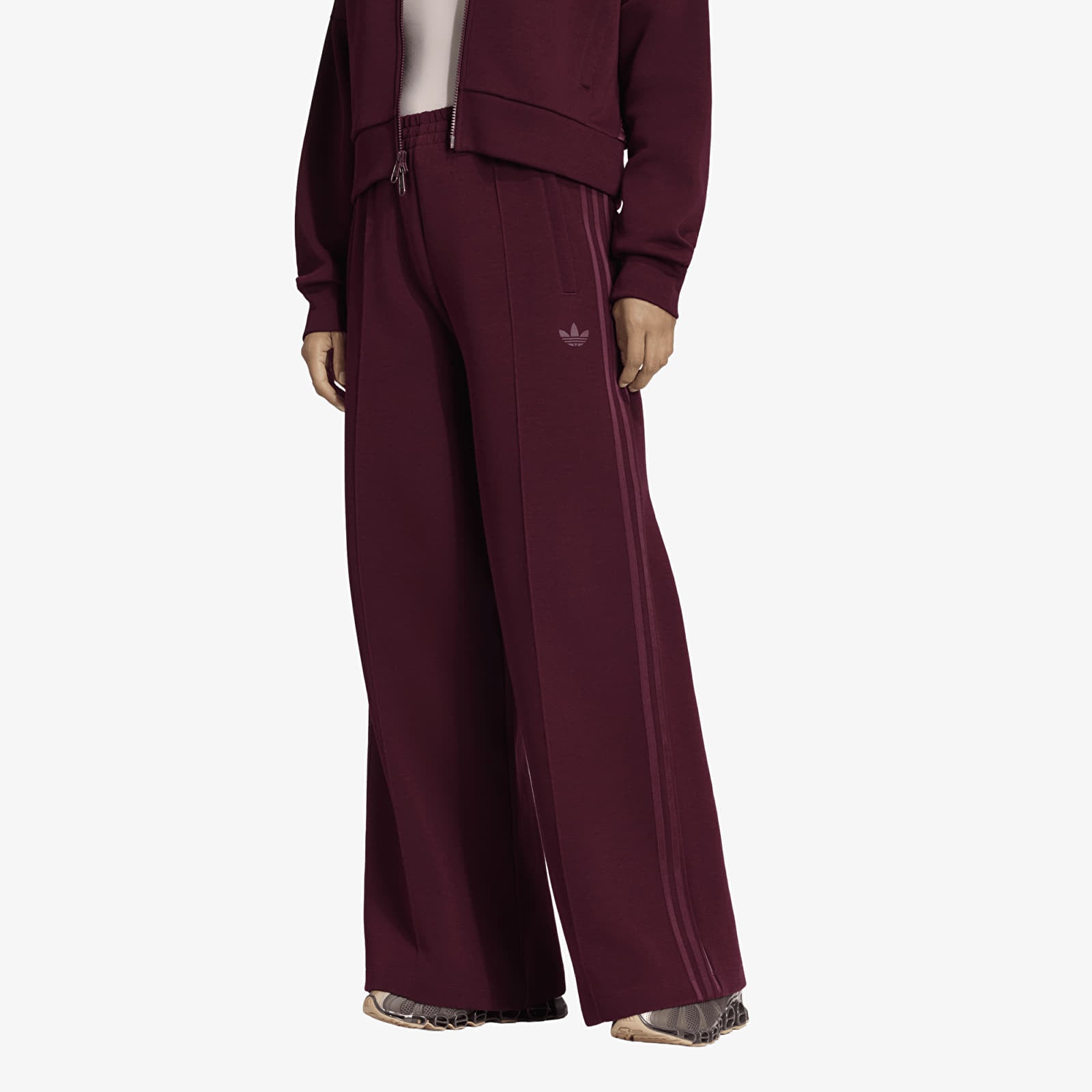Pantalones de chándal para mujer adidas Spacer Trackpants Maroon