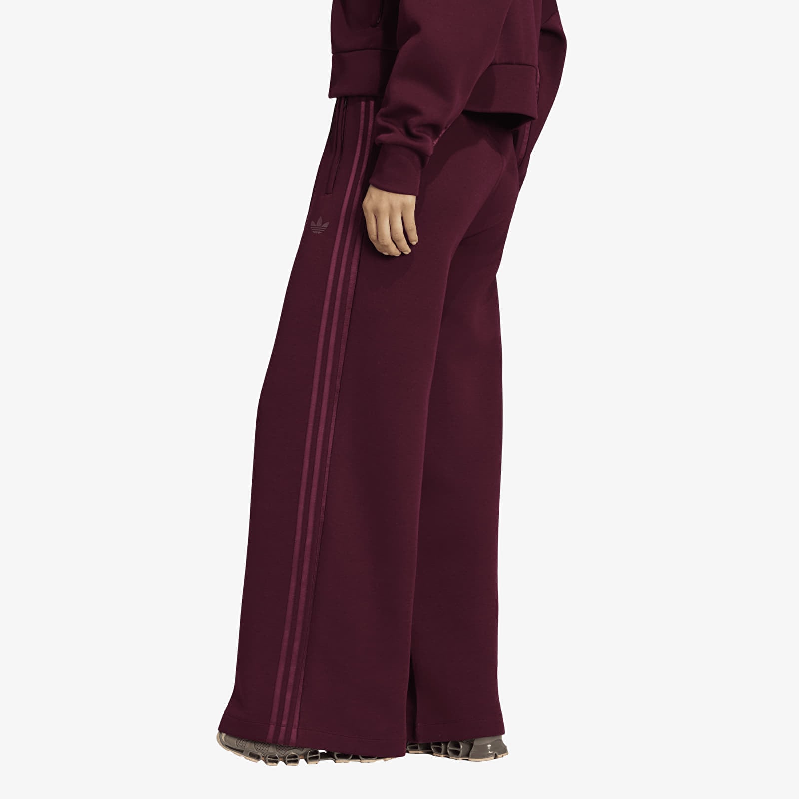 Pantalones de chándal para mujer adidas Spacer Trackpants Maroon