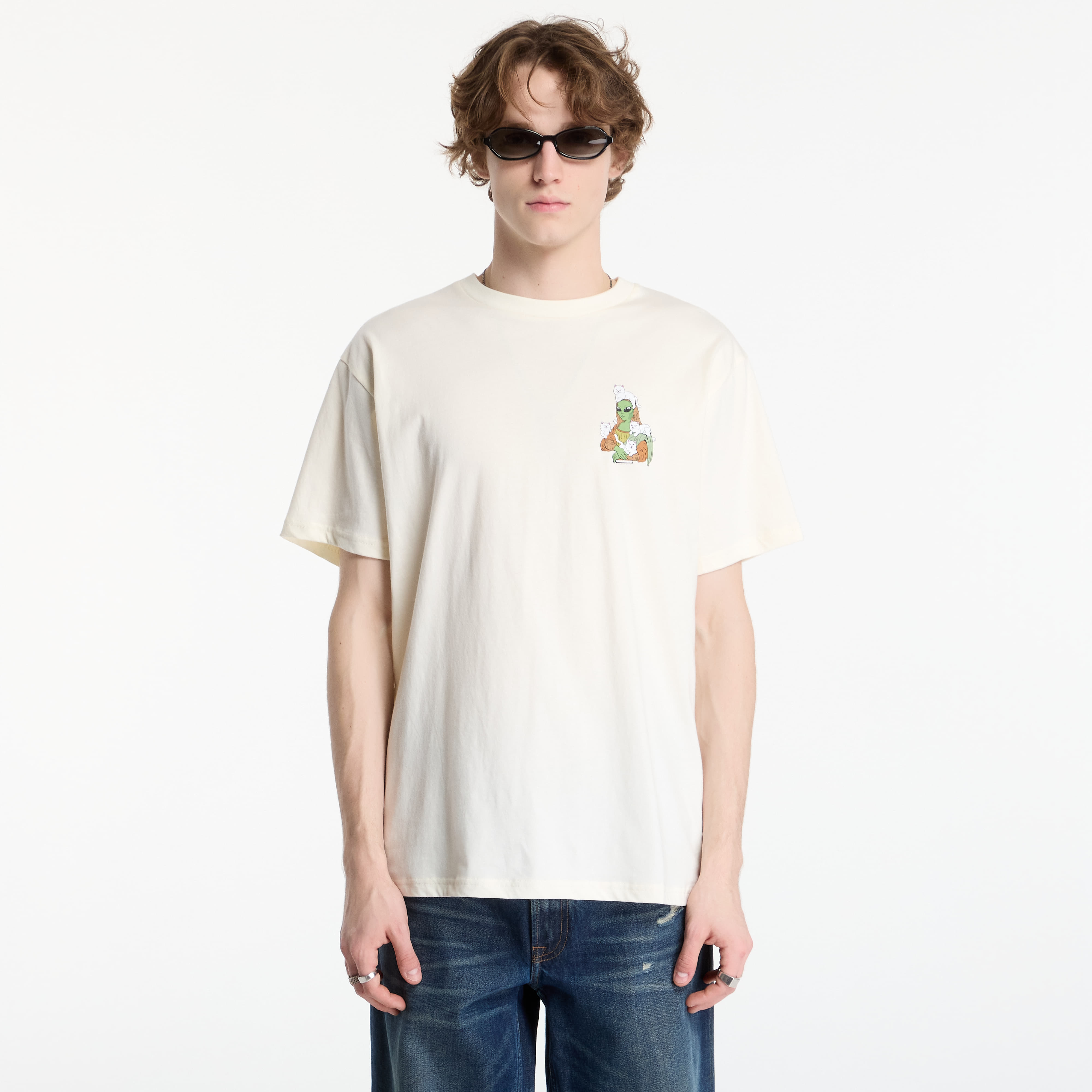 Тениска RIPNDIP Here All Along Tee Bone S
