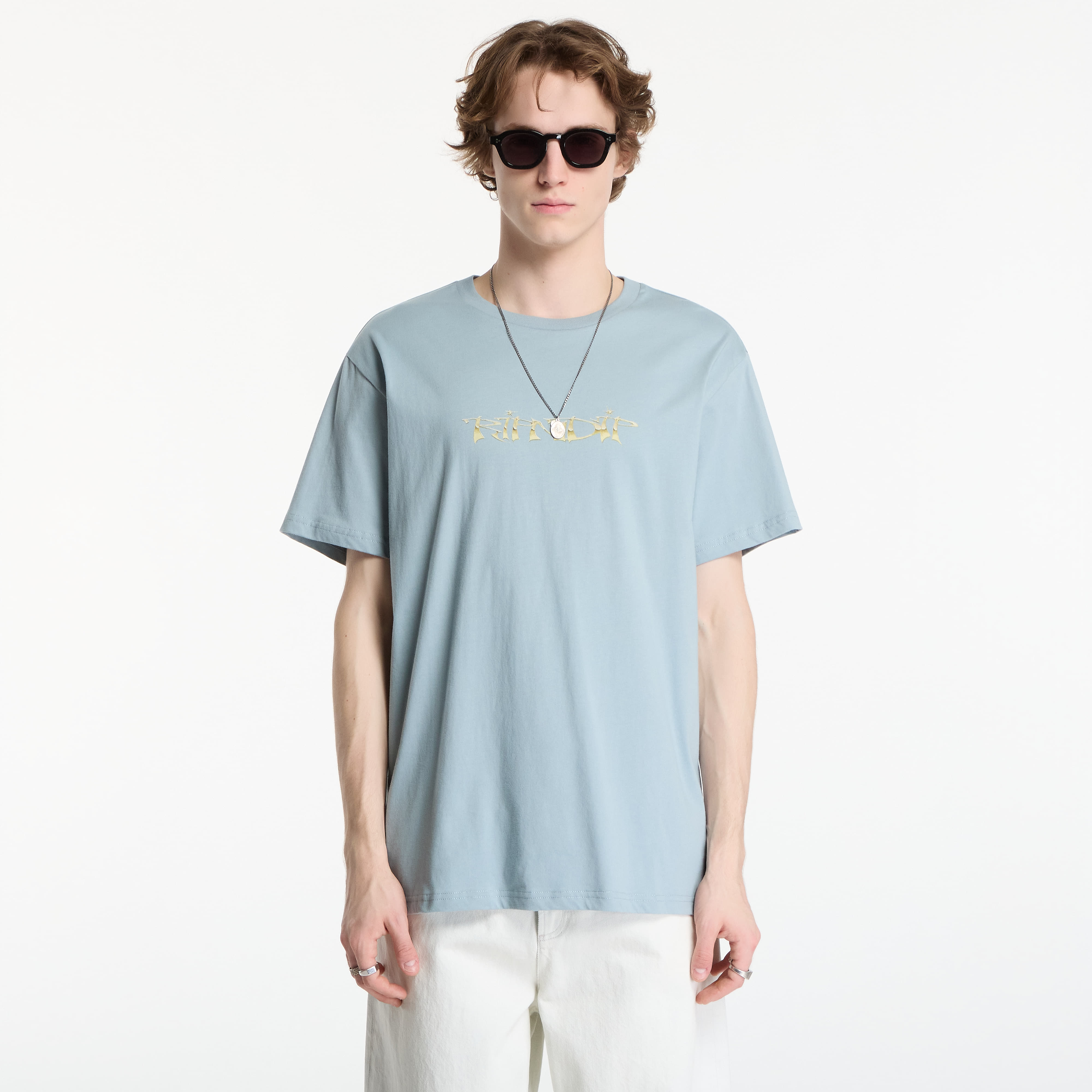 Тениска RIPNDIP Yung Money Tee Silver Blue L