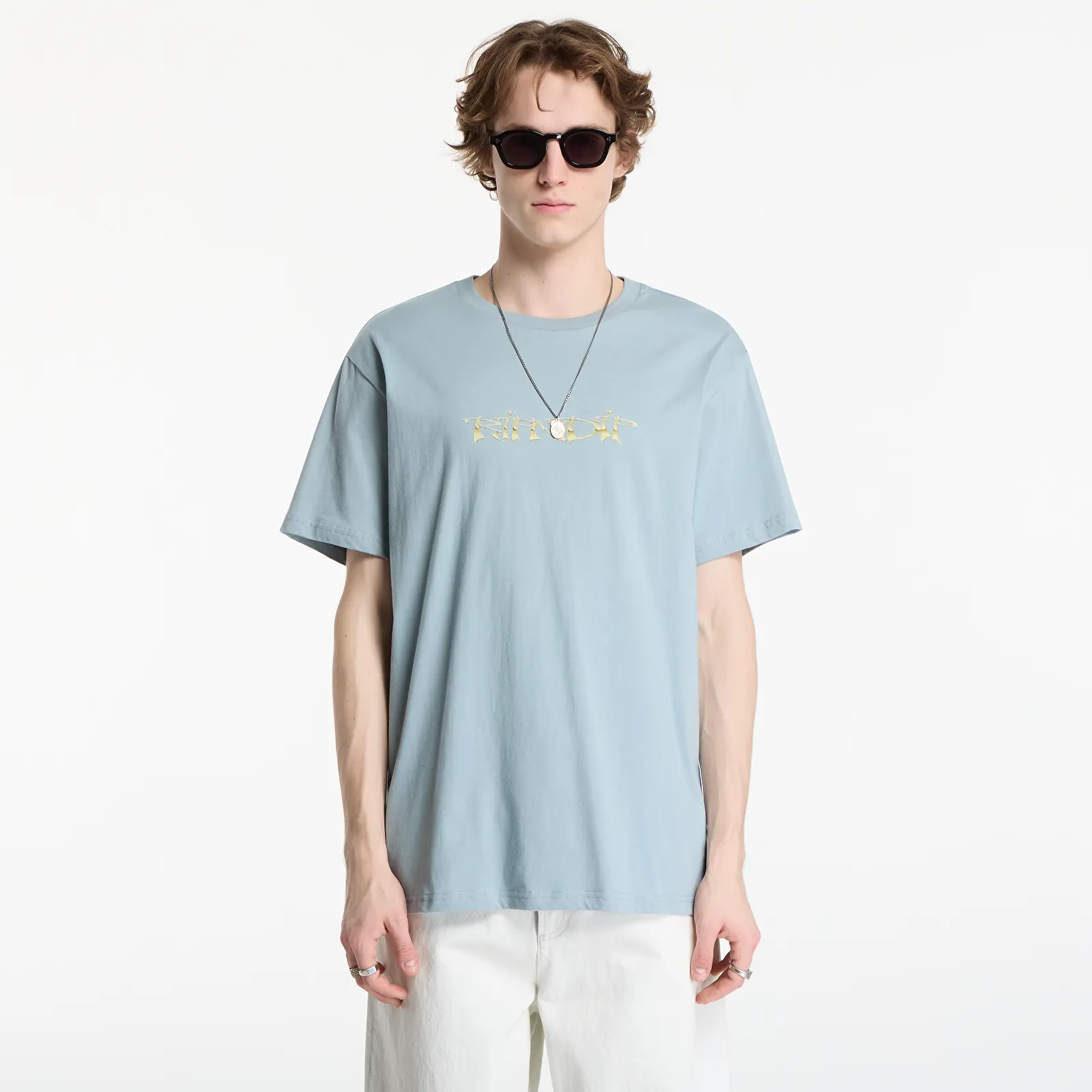 Camisetas de hombre RIPNDIP Yung Money Tee Silver Blue