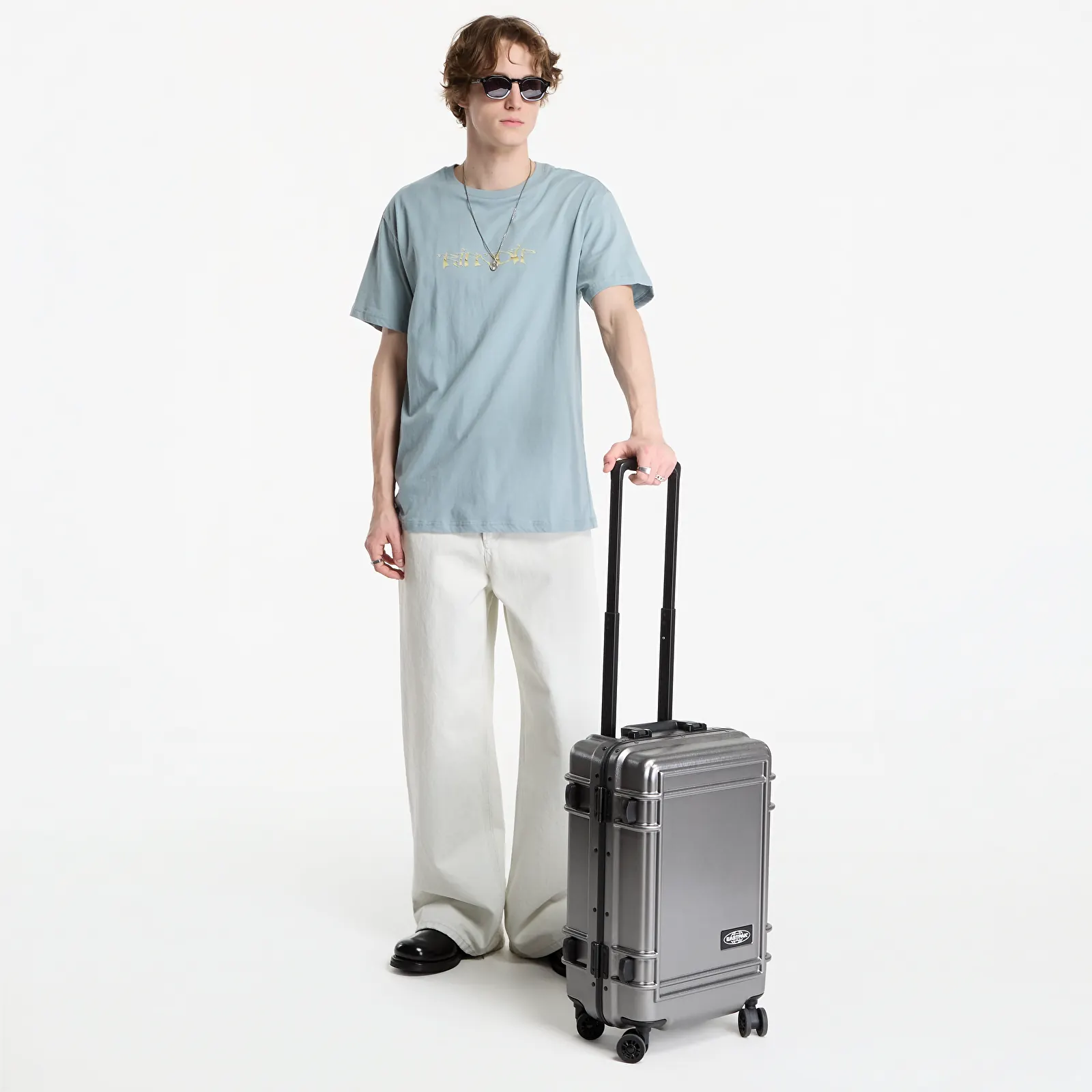 Camisetas de hombre RIPNDIP Yung Money Tee Silver Blue