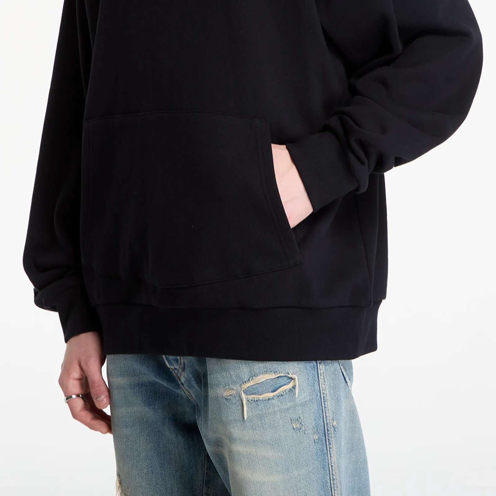 Sudaderas con capucha para hombre RIPNDIP Here All Along Hoodie Black